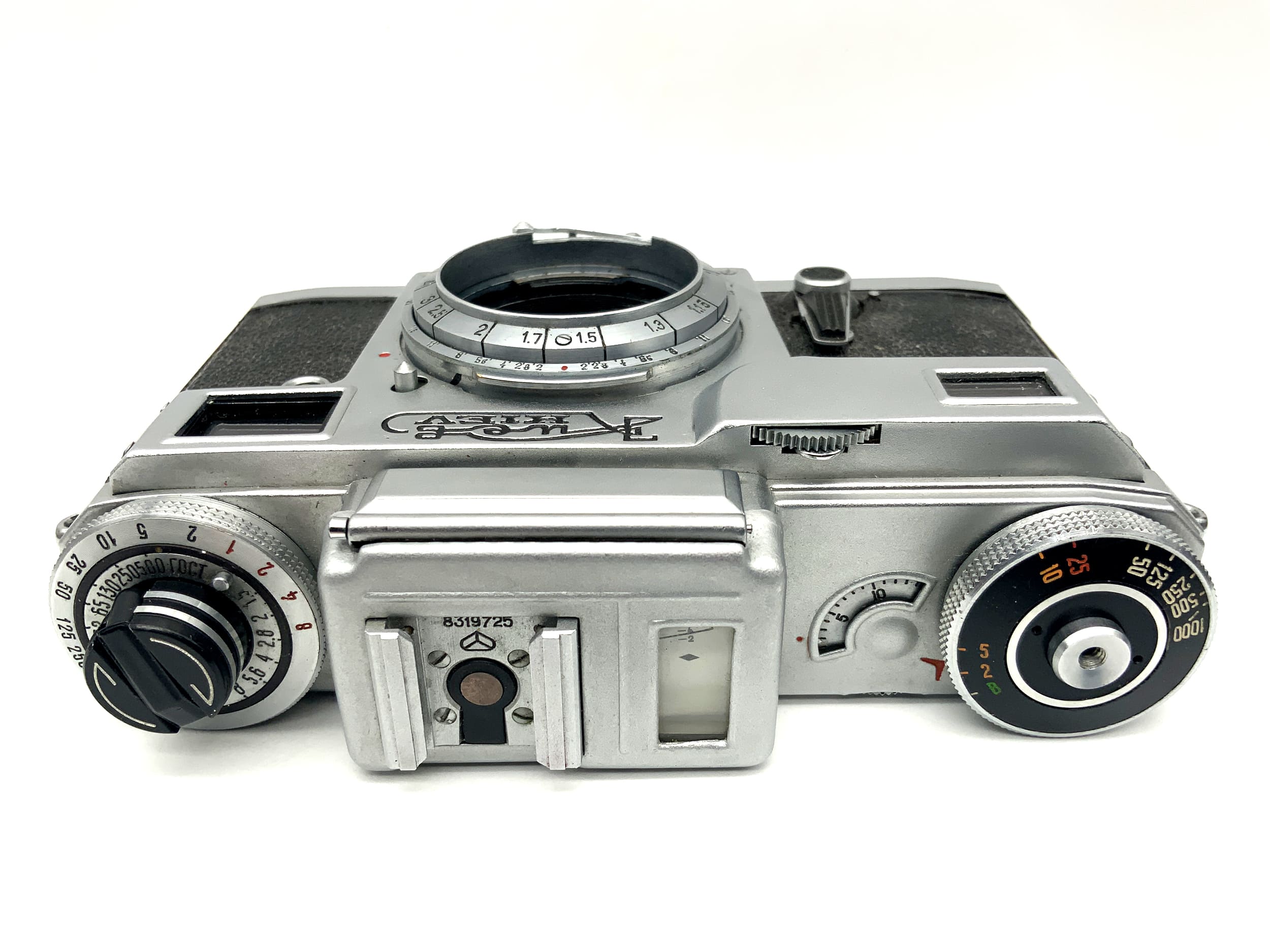 Appareil photo télémétrique Arsenal Kiev 4 avec appareil photo compact Contax RF, appareil photo argentique