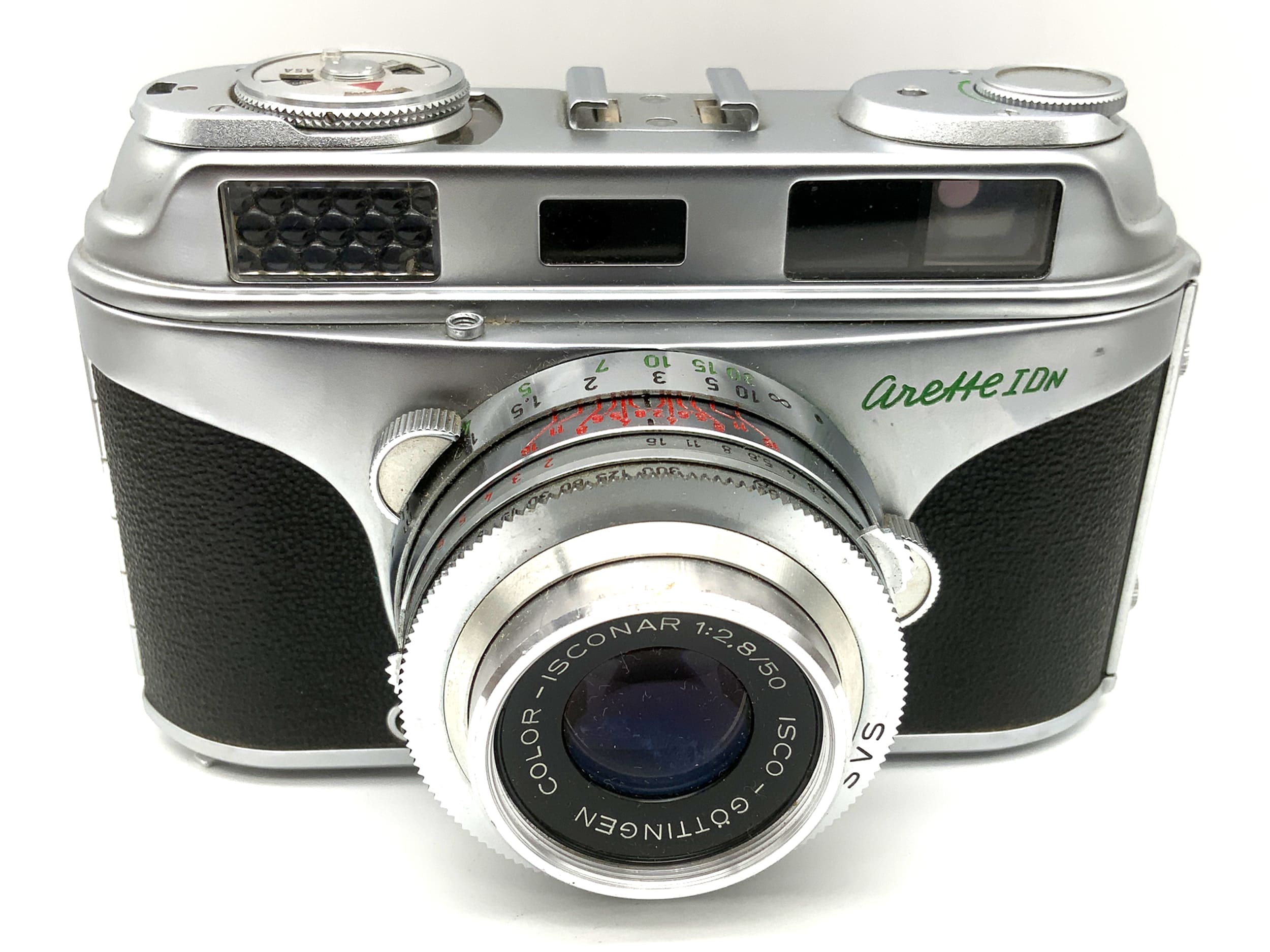 Appareil photo à viseur AkA Arette IDN avec objectif Color-Isconar 1:2.8/50 Prontor-SVS