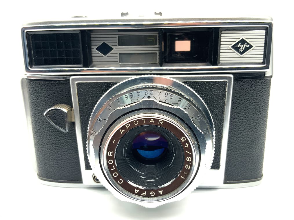Agfa Super Silette-LK Messsucherkamera mit Apotar 45mm 1:2.8 Analogkamera