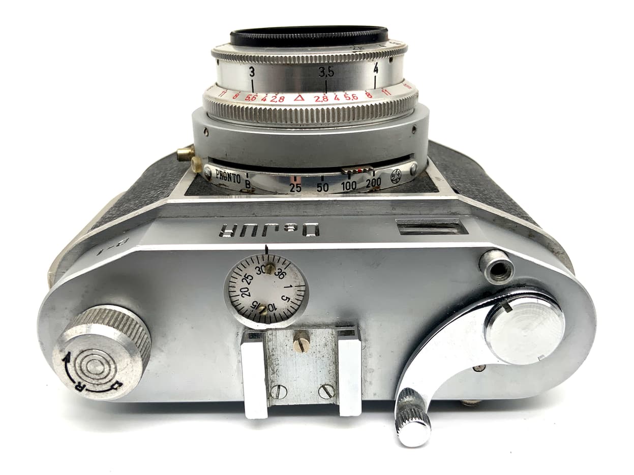 DeJur D-1 Sucherkamera mit Stable-Kata 45mm 1:2.8 Kompaktkamera Analogkamera