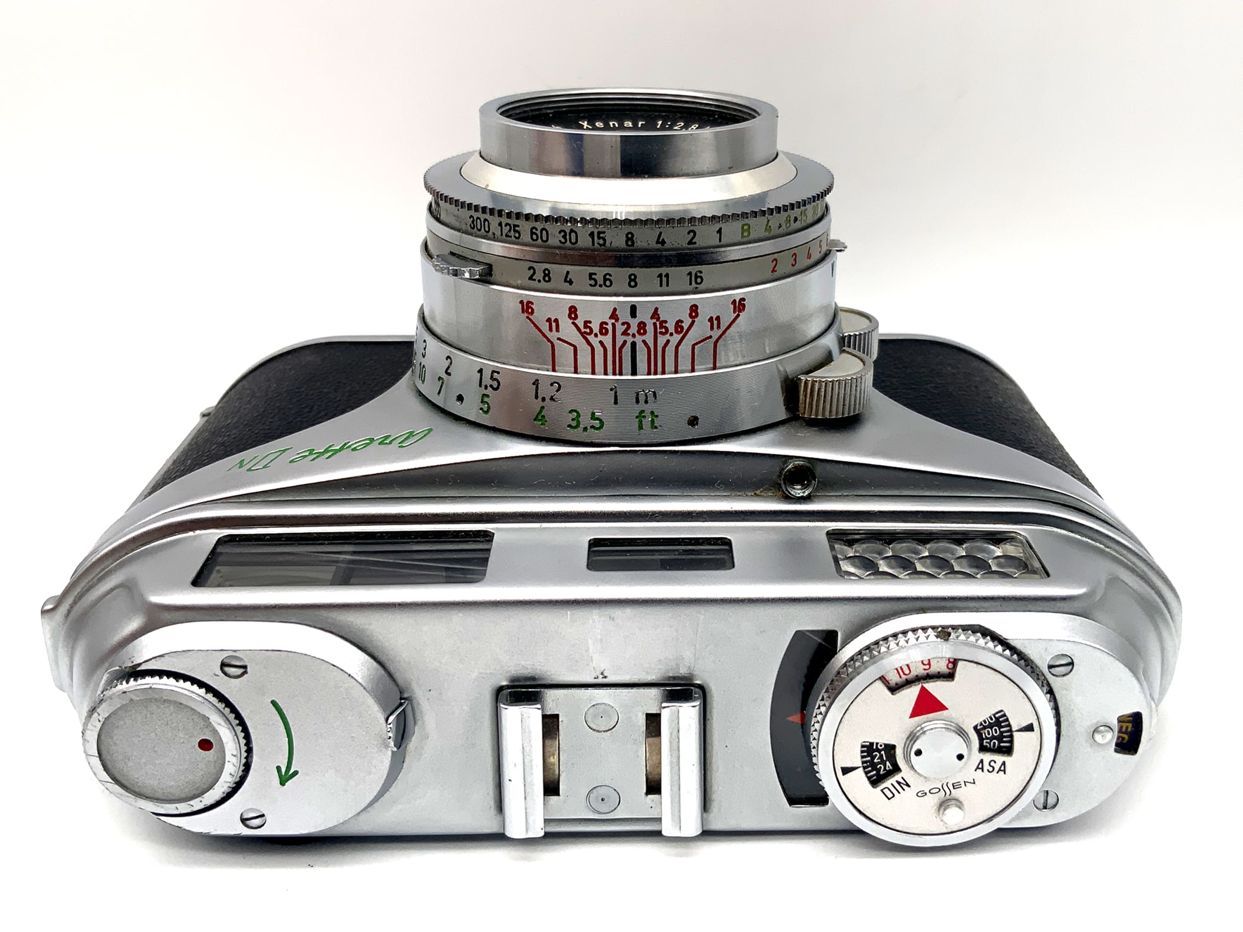 AkA Arette DN viewfinder camera with Xenar 1:2.8/50 Prontor-SVS analog camera