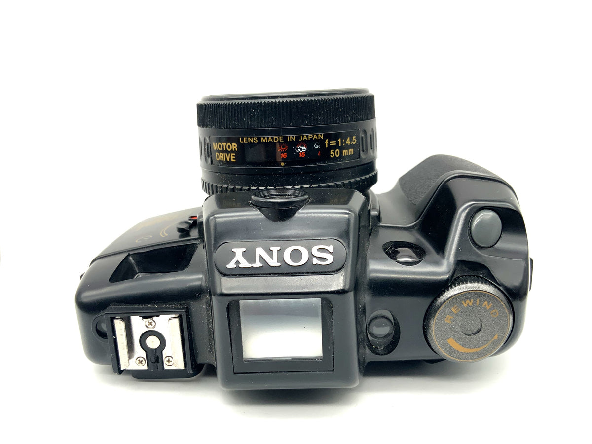 Appareil photo analogique Sony Big Royal View avec viseur et objectif 50 mm à moteur 1:4,5