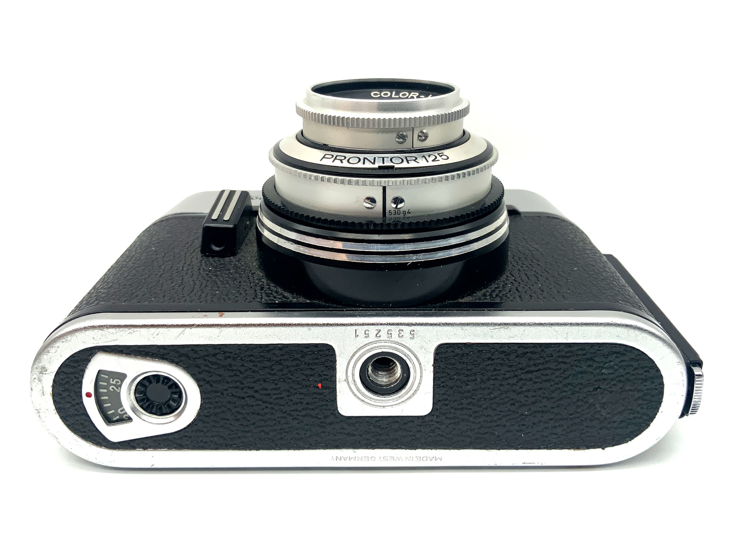 Voigtländer Vitoret F viewfinder camera with Color-Lanthar 2.8/50 Prontor 125