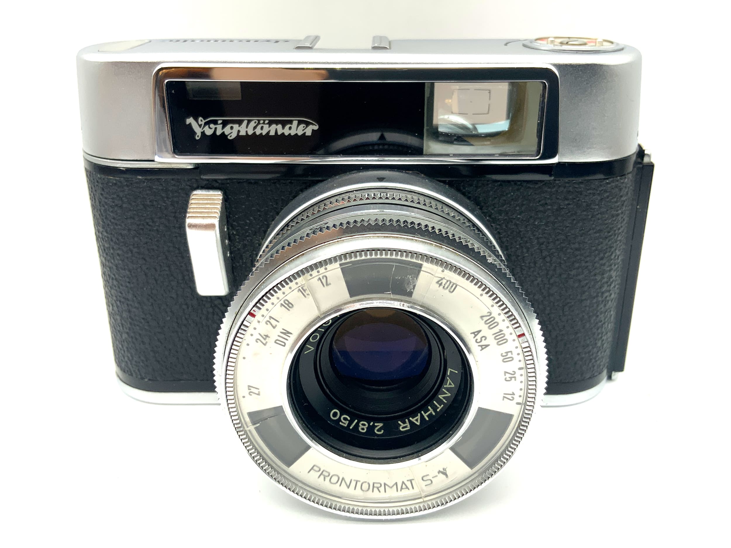 Caméra à viseur dynamique Voigtländer avec Lanthar 2.8/50 Prontormat-S