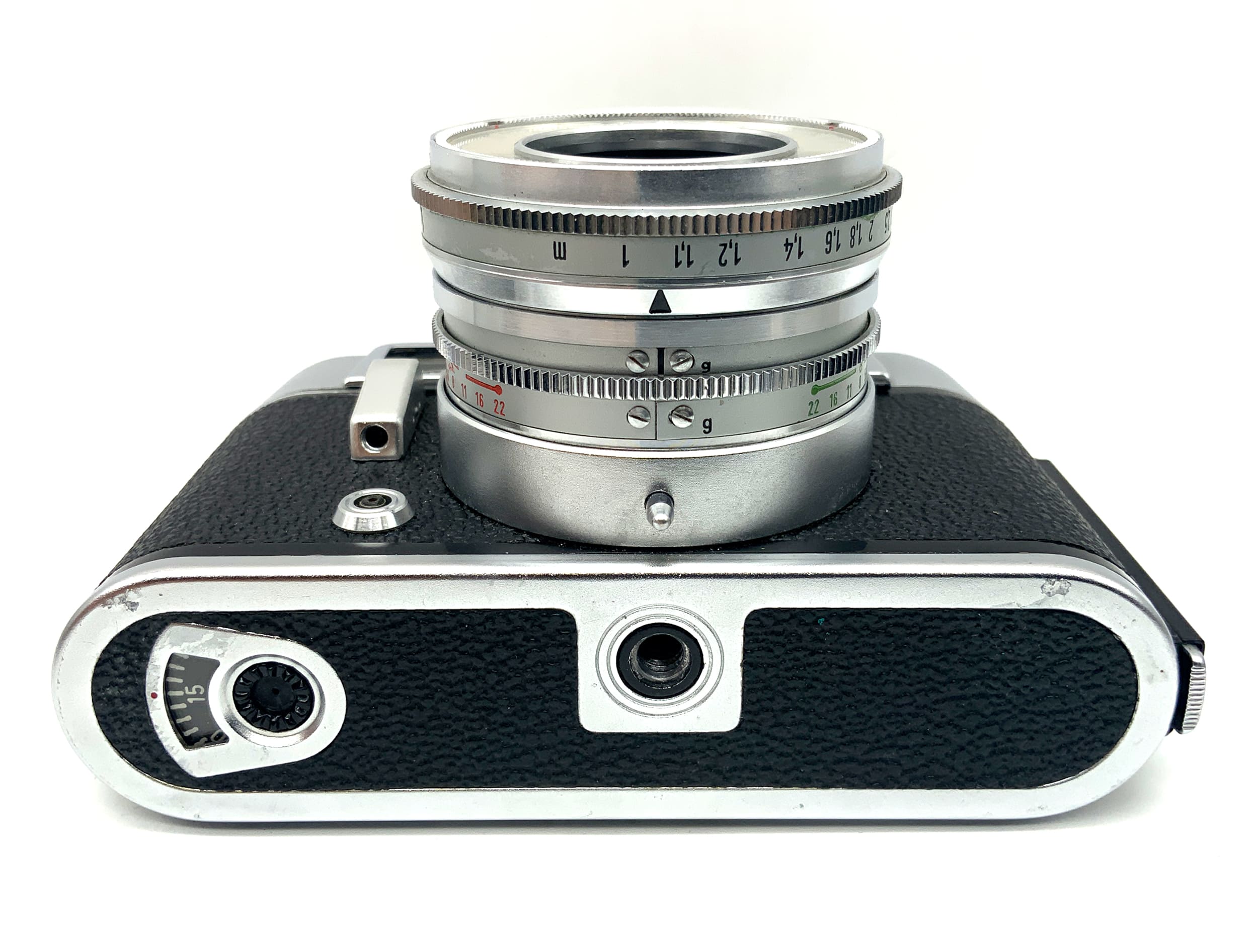 Caméra à viseur dynamique Voigtländer avec Lanthar 2.8/50 Prontormat-S