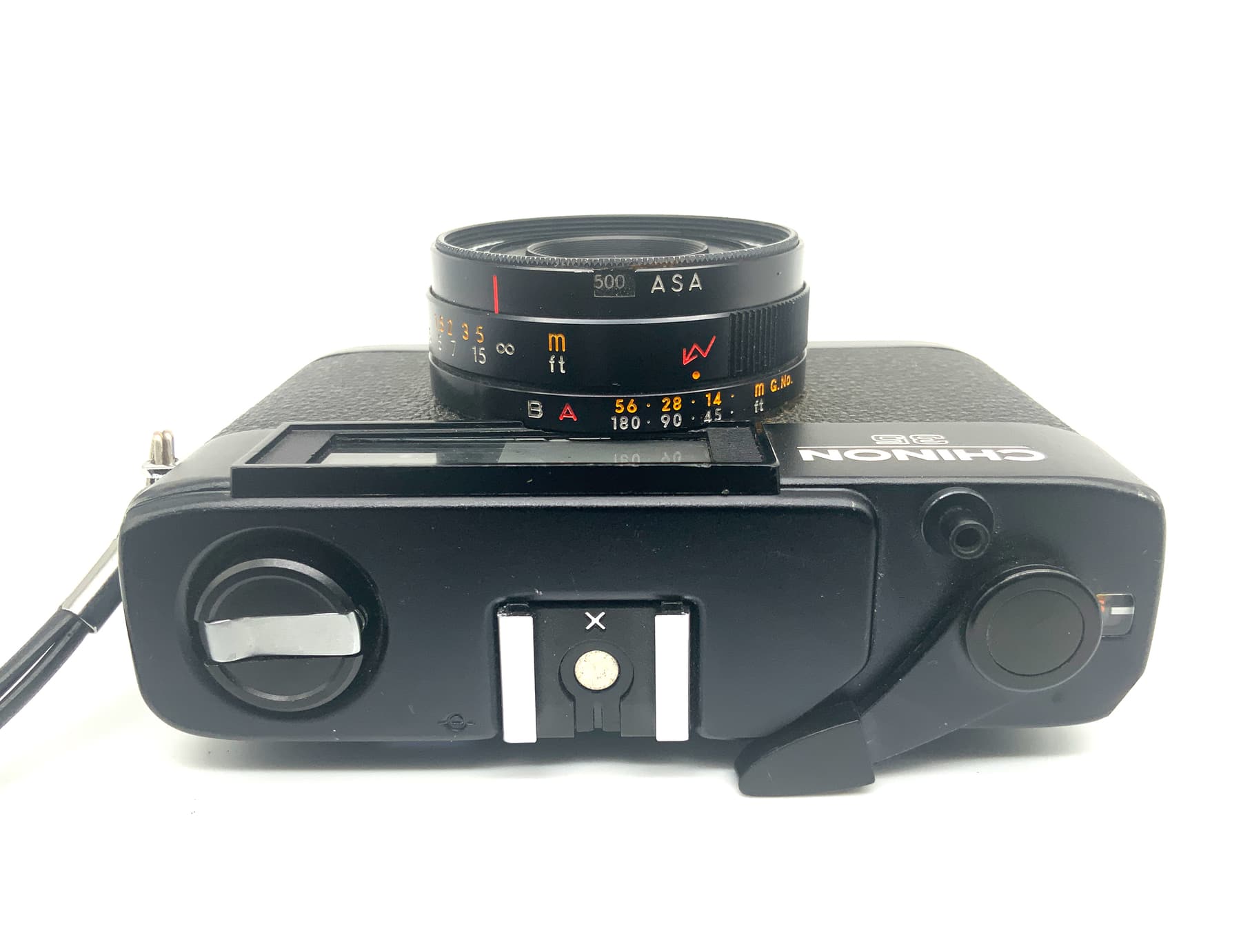 Chinon 35 Sucherkamera mit Chinonex Color 38mm 1:2.7 Kompaktkamera Analogkamera