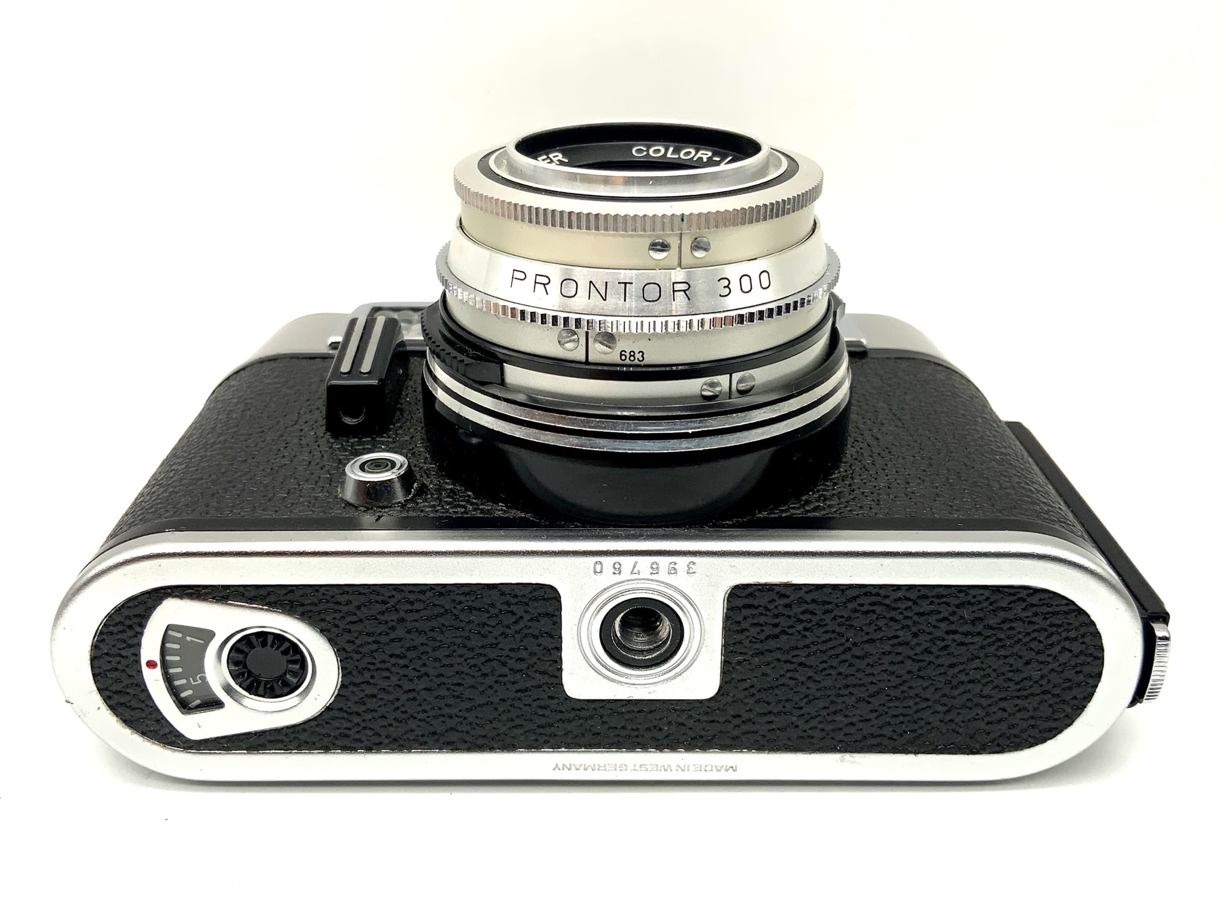 Appareil photo à viseur Voigtländer Vitoret DR avec Color-Lanthar 2.8/50 Prontor 300 dans son emballage d'origine