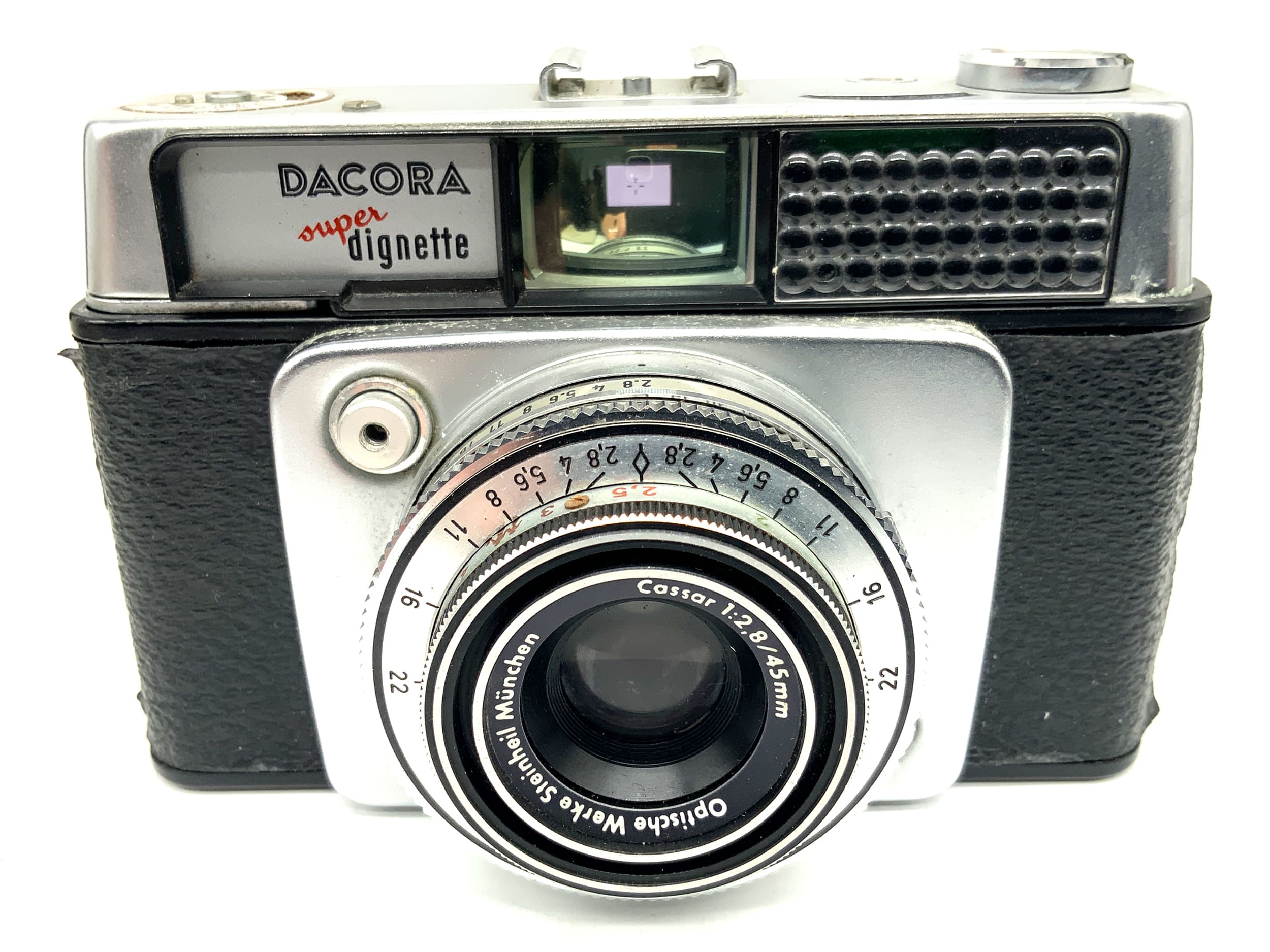 Dacora Super Dignette Sucherkamera mit Cassar 1:2.8 f=45mm Prontor-LK