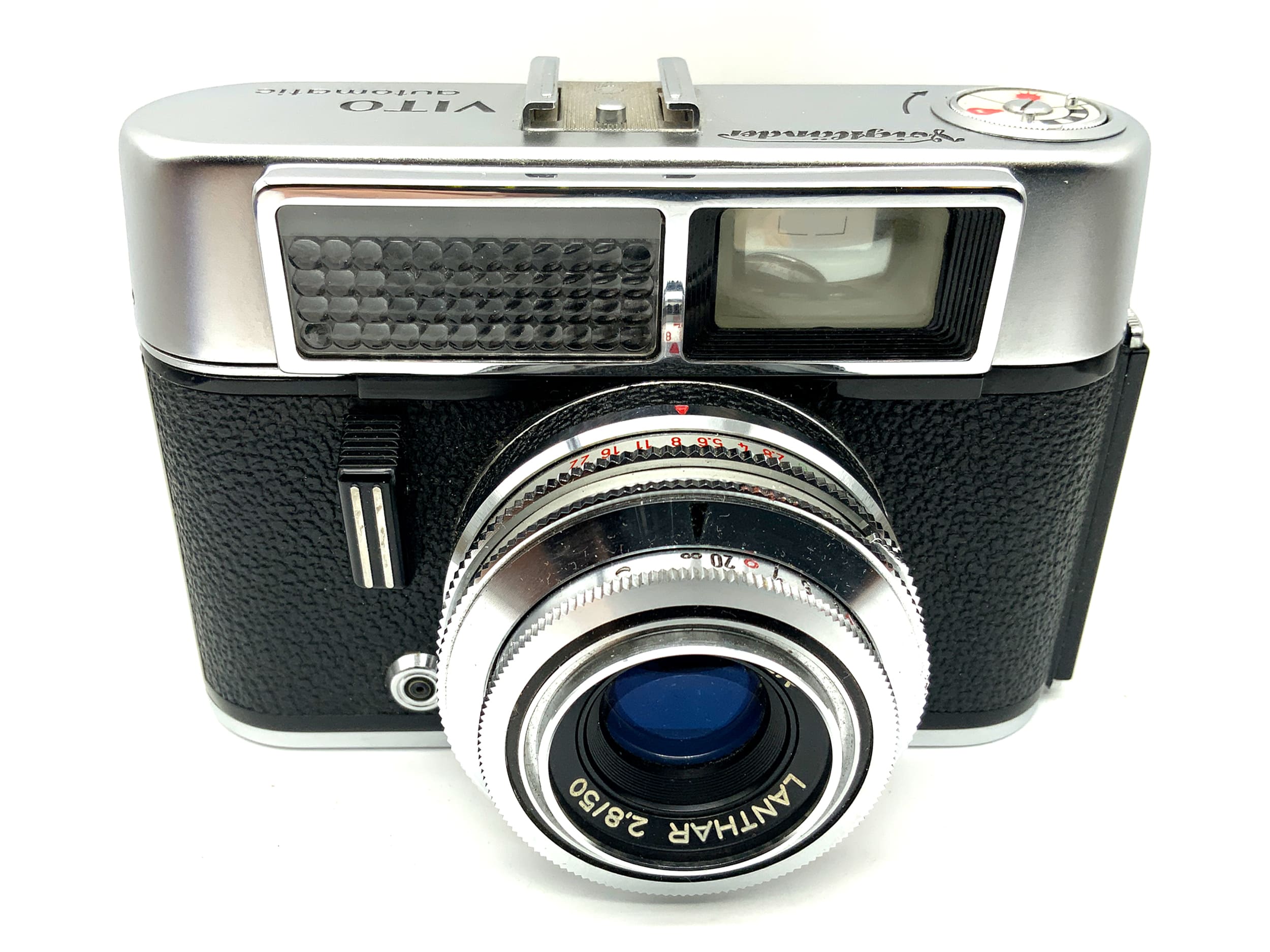 Appareil photo à viseur automatique Voigtländer Vito avec objectif Lanthar 2,8/50 Prontor-Lux