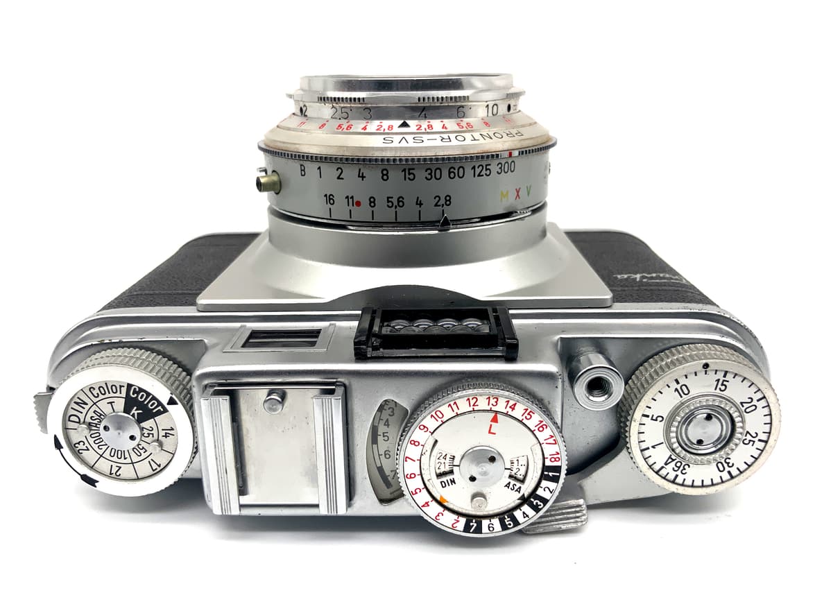Franka Frankarette Sucherkamera mit Isconar 45mm 1:2.8 Analogkamera