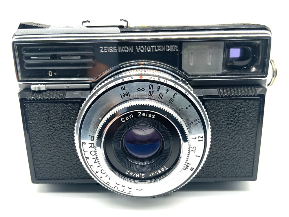 Zeiss Ikon Voigtländer Vitessa 500SE Sucherkamera Tessar 42mm 1:2.8 Prontor 500S
