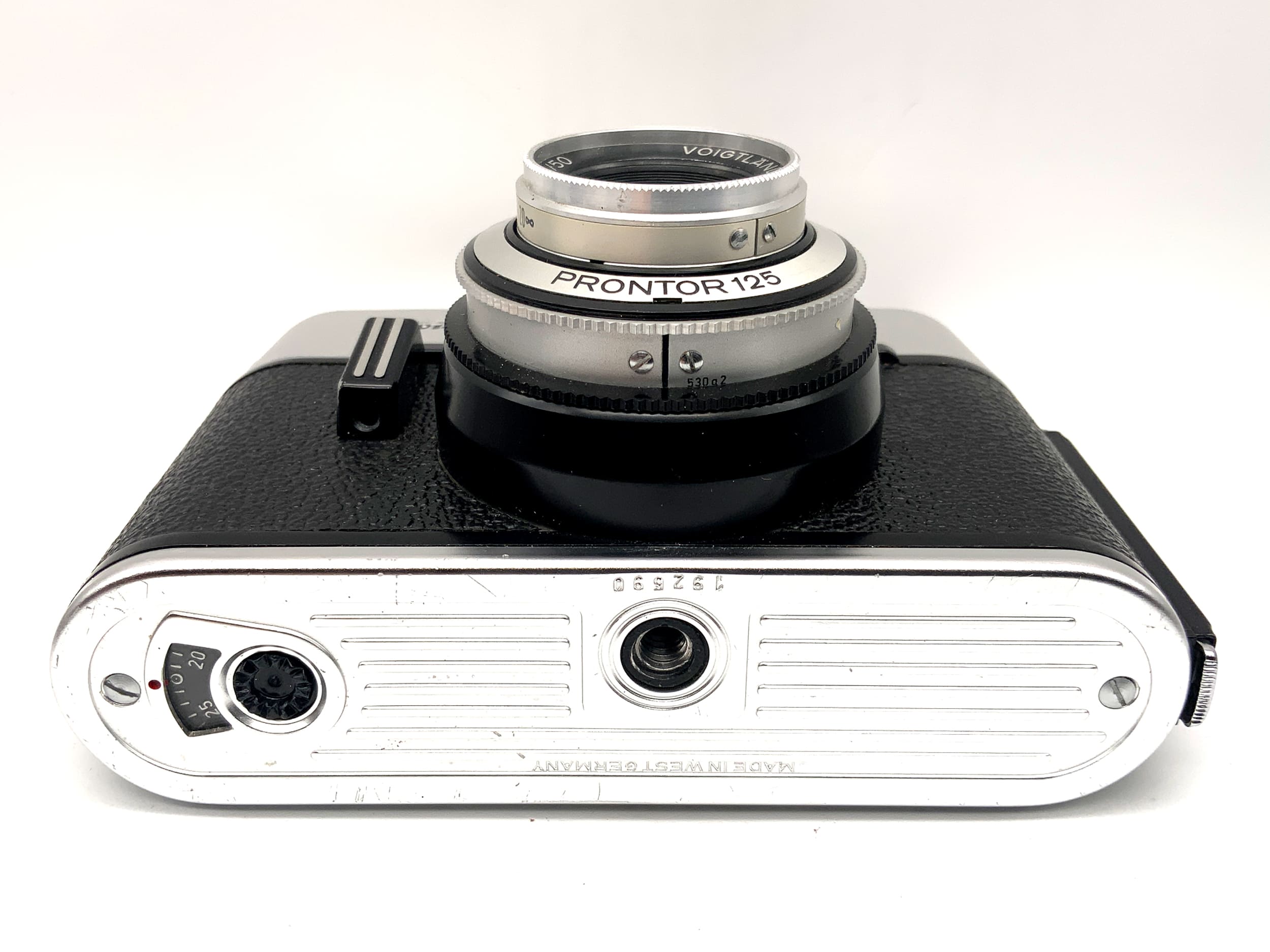 Caméra à viseur Voigtländer Vitoret F avec caméra analogique Lanthar 2.8/50 Prontor 125