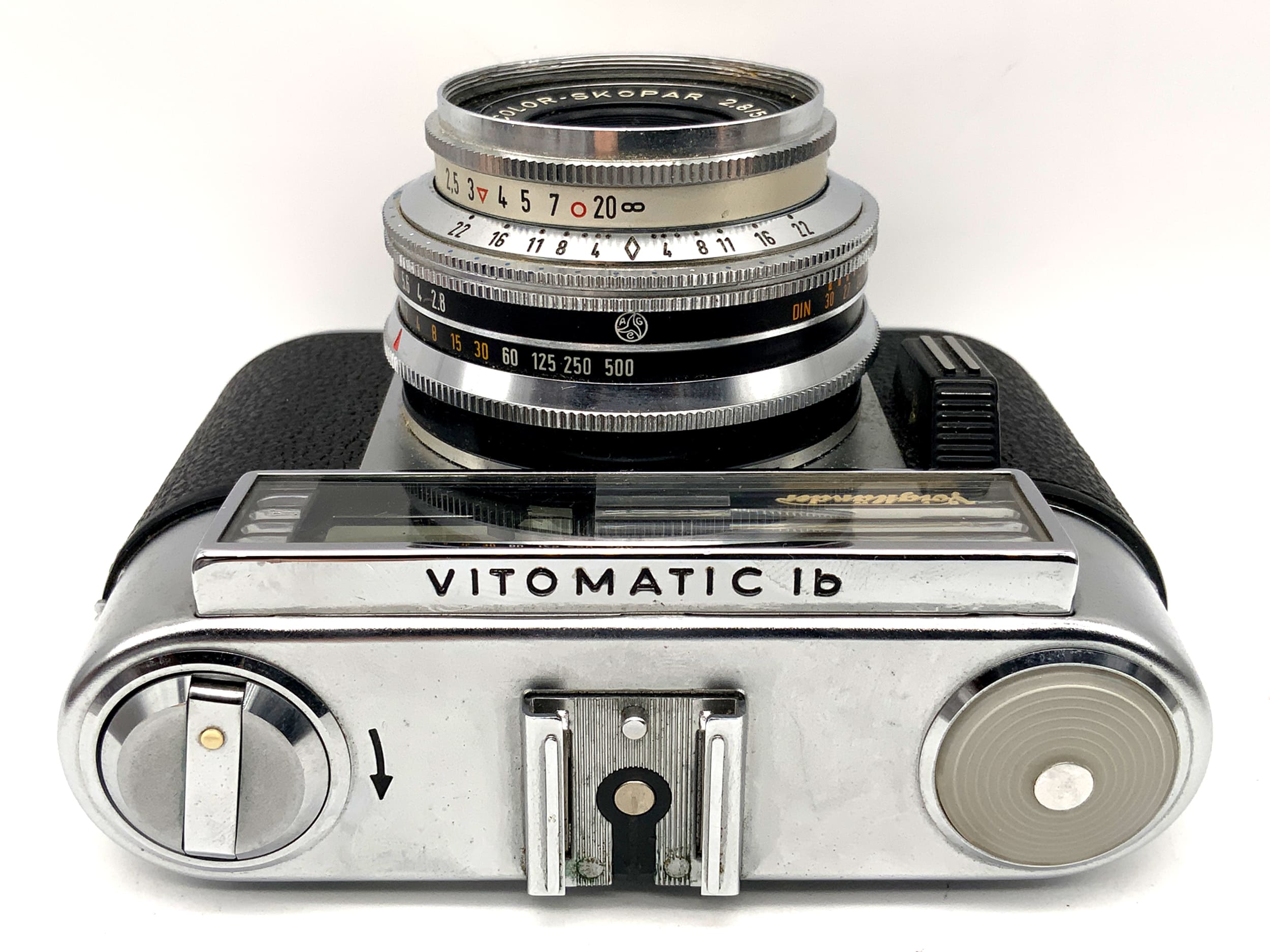 Appareil photo à viseur Voigtländer Vitomatic Ib avec Color-Skopar 2.8/50 Prontor 500 SLK