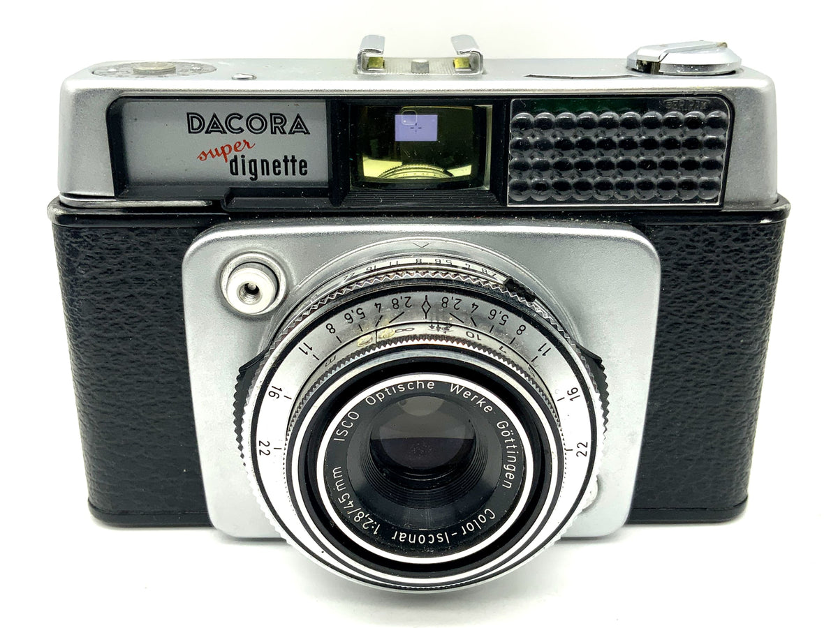 Appareil photo Dacora super dignette avec viseur et objectif Color-Isconar 1:2.8/45 Prontor 250 LK