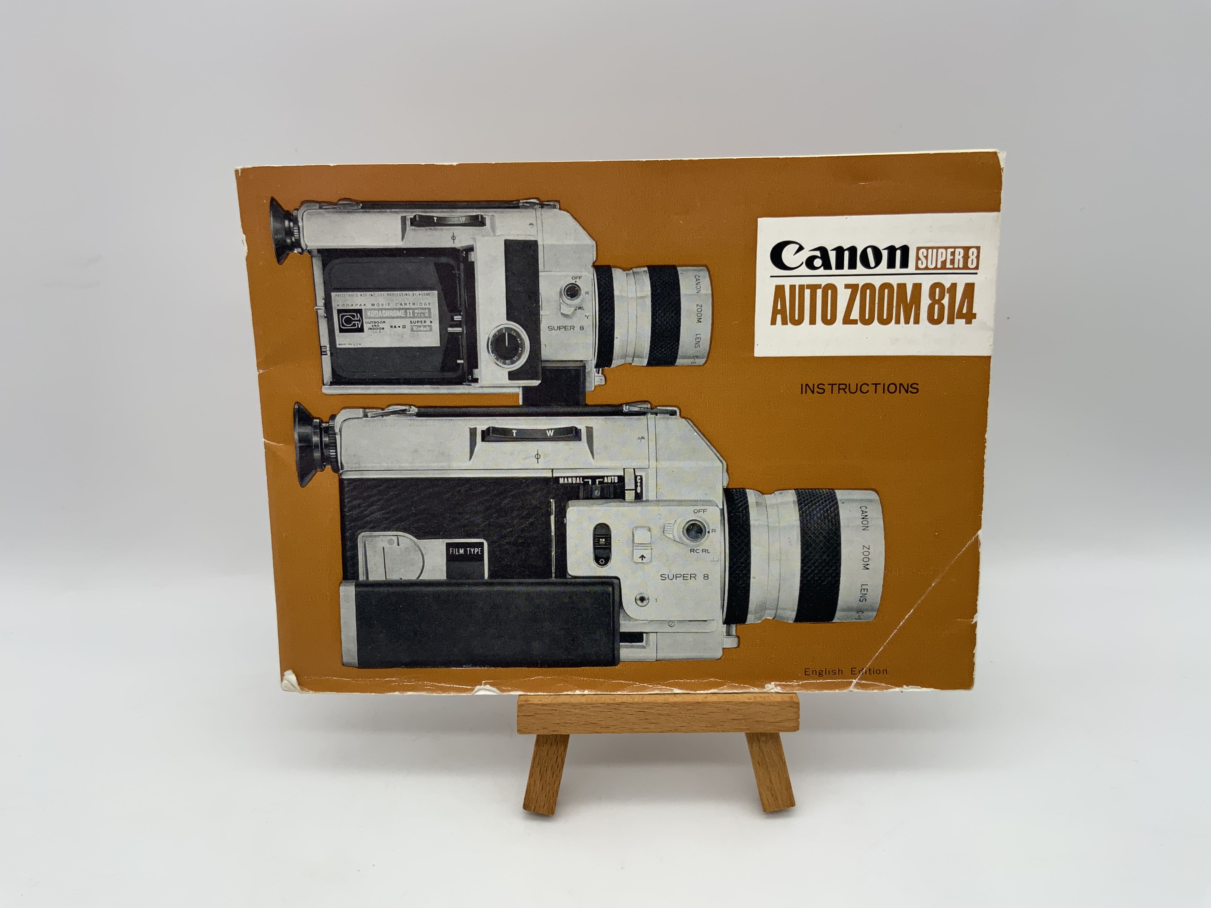 Canon Auto Zoom 814 Super 8 Manual Instruction Manual (English)