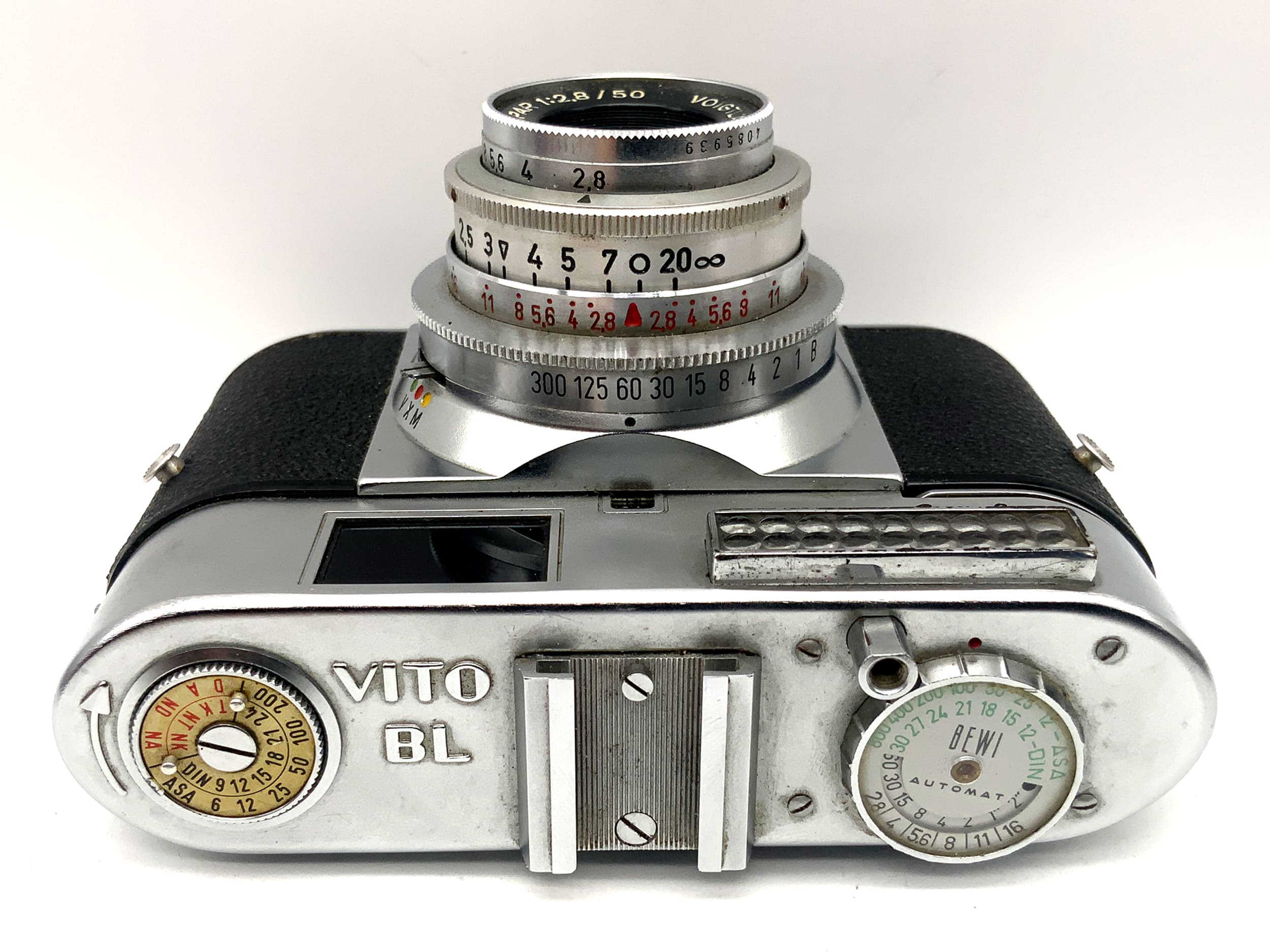 Appareil photo à viseur Voigtländer Vito BL avec Color-Skopar 2.8/50 Prontor-SVS