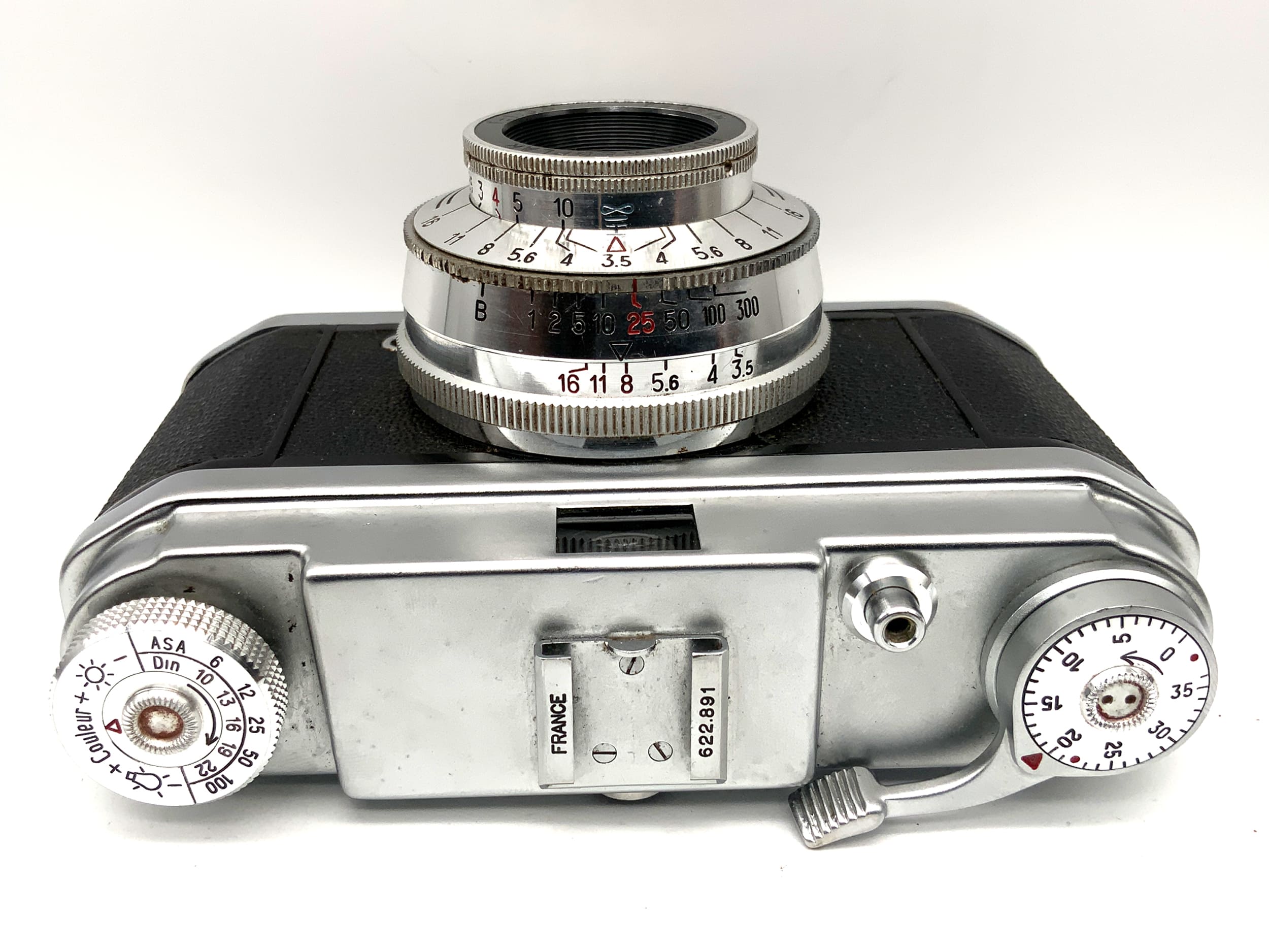 Appareil photo Foca Sport avec viseur et objectif Neoplar 1:3,5/4,5 cm, appareil photo compact, appareil photo argentique