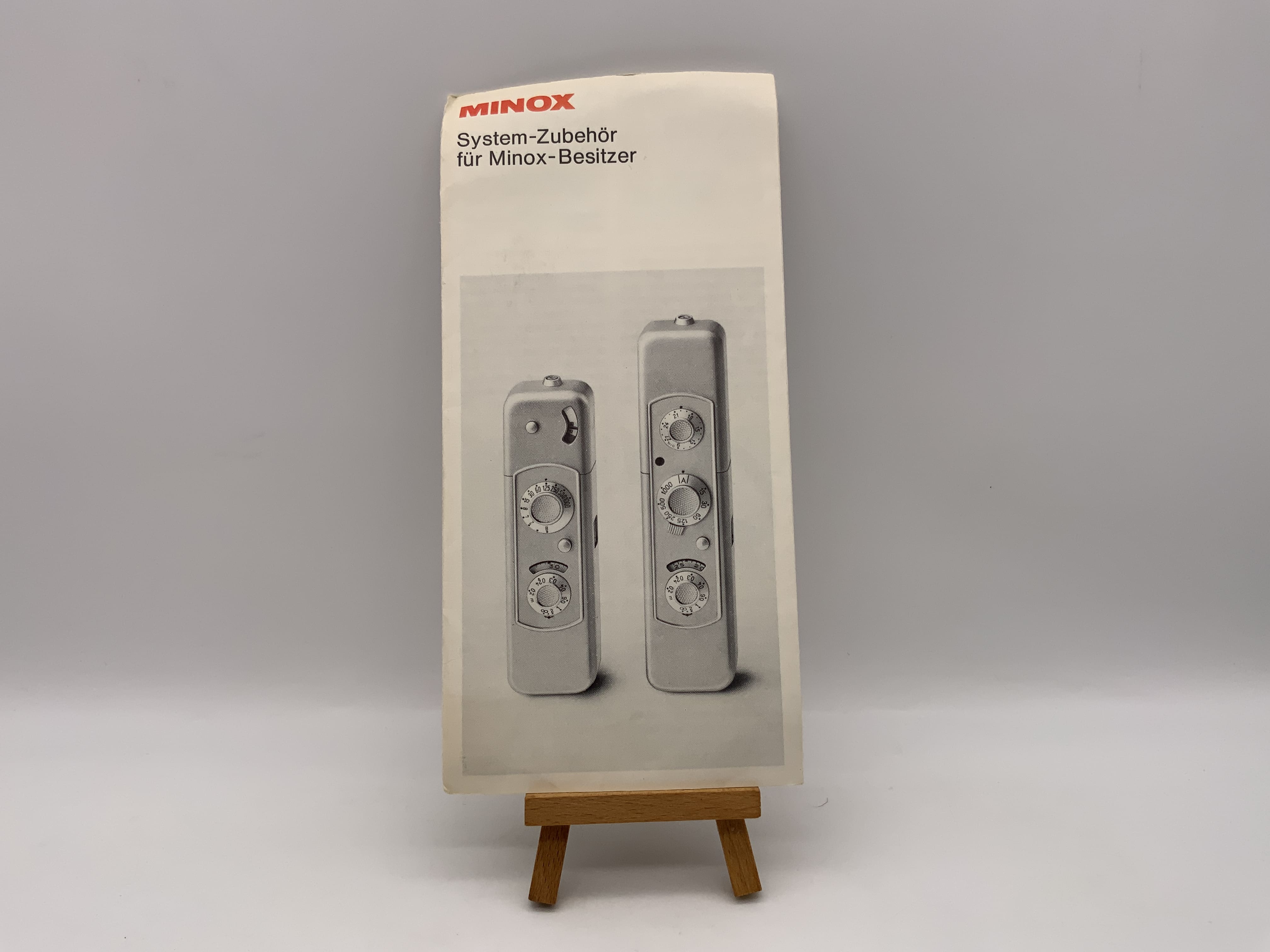 Minox System Accessories for Minox Owners User Manual (German)