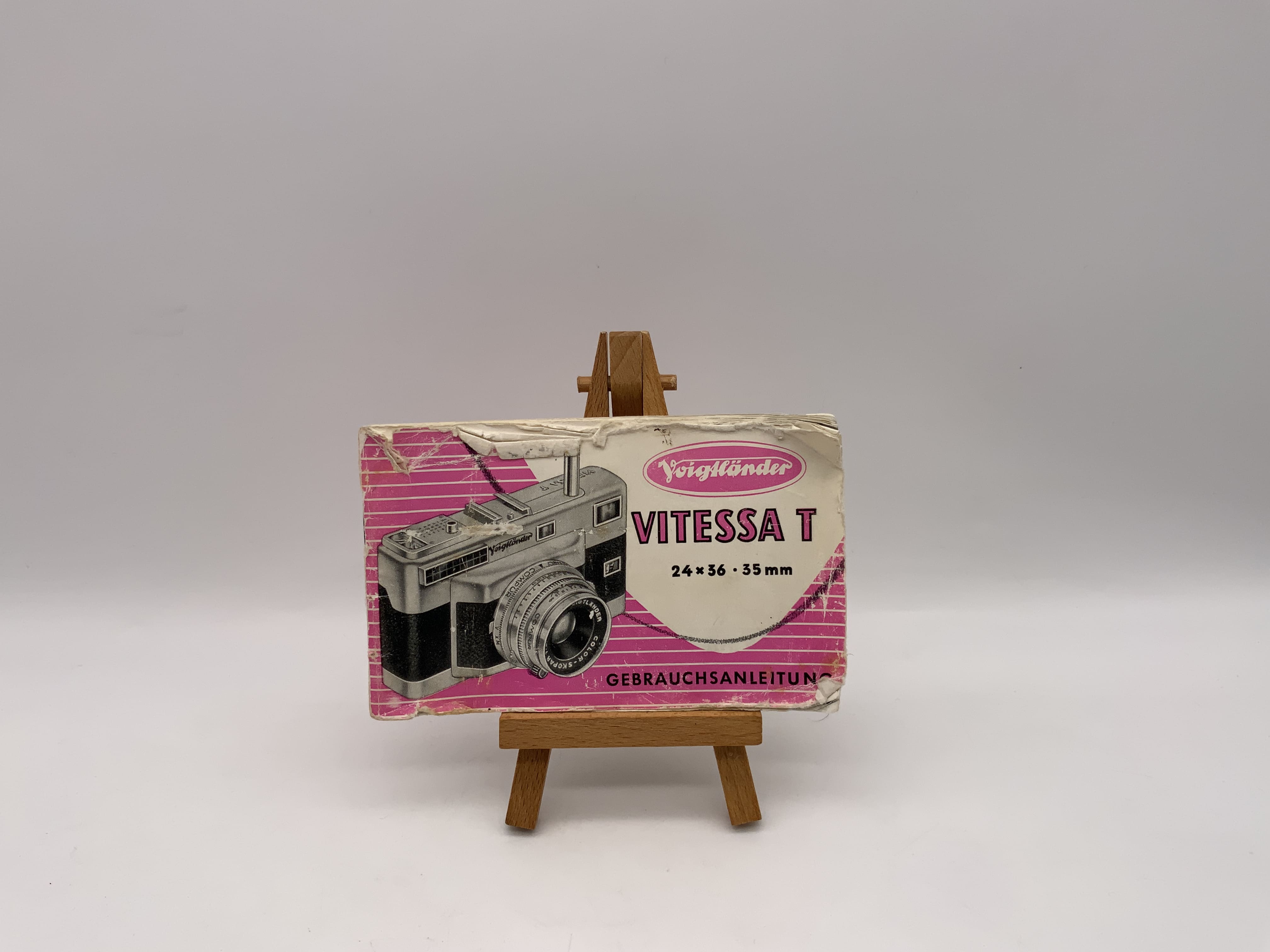 Voigtländer Vitessa T Stark used, instruction manual German