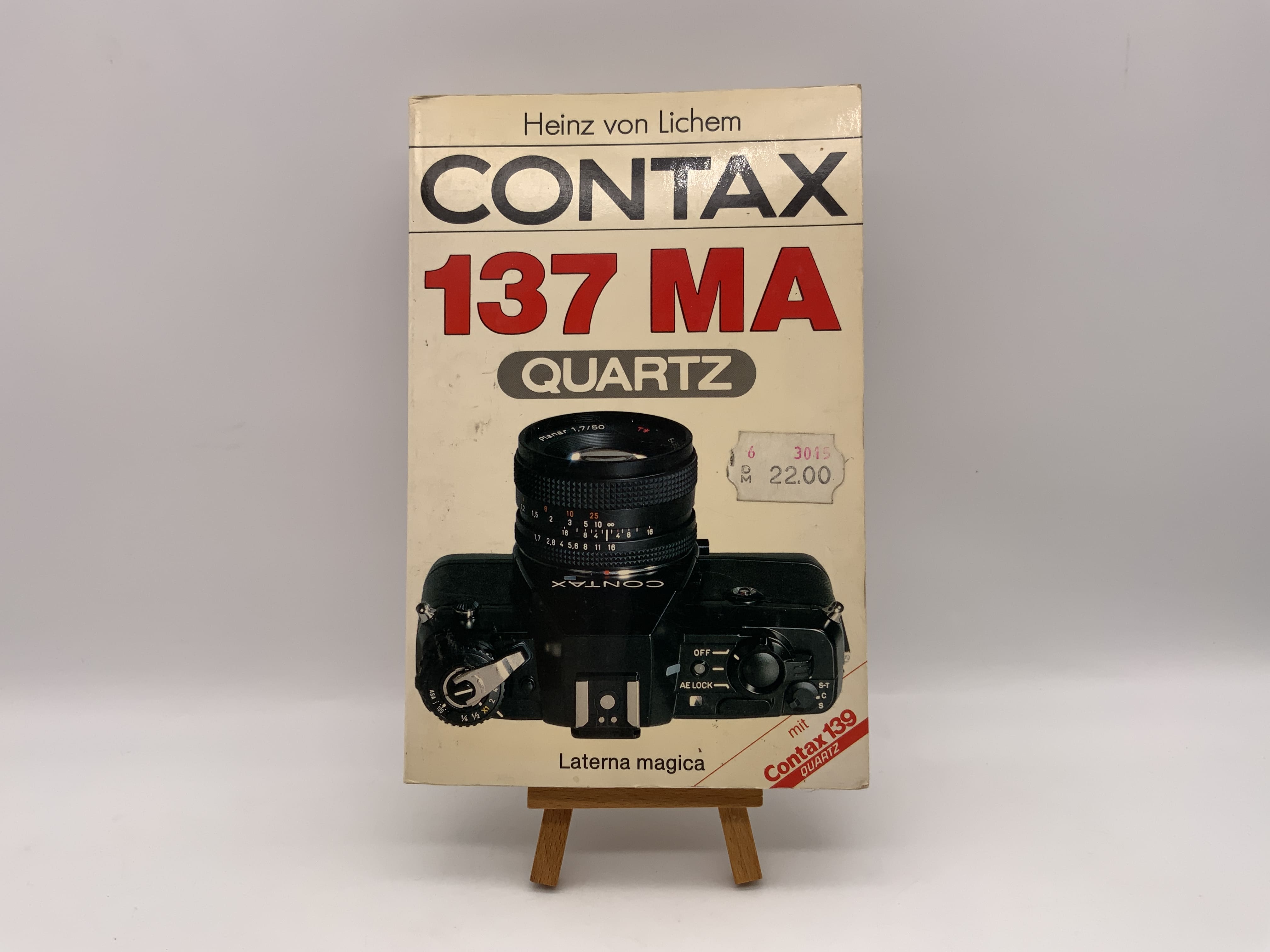 Contax 137 MA Quartz Laterna Magica Heinz von Lichem Book German