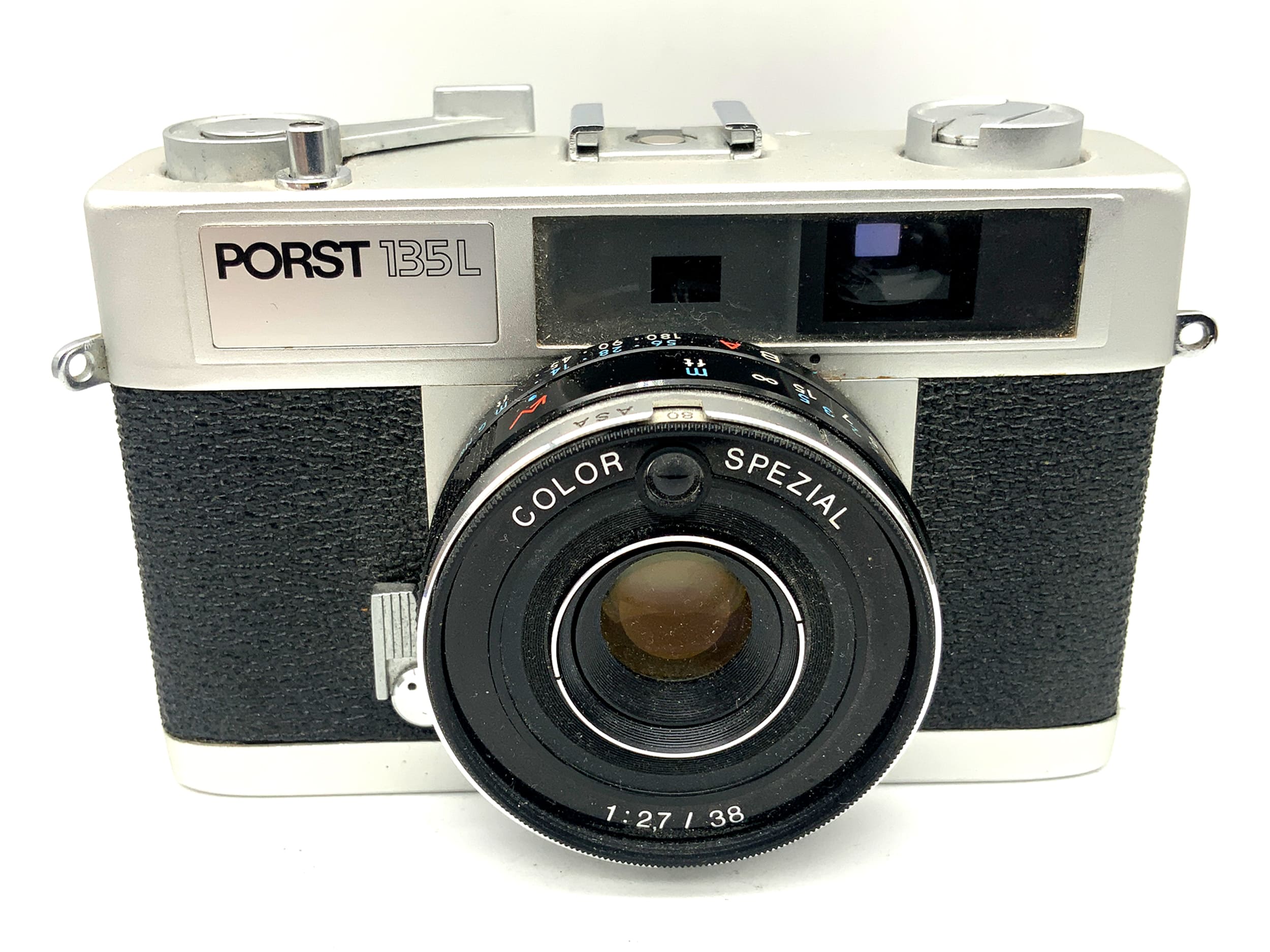 Porst 135L viewfinder camera with Color Special 1:2.7/38 compact camera analog camera