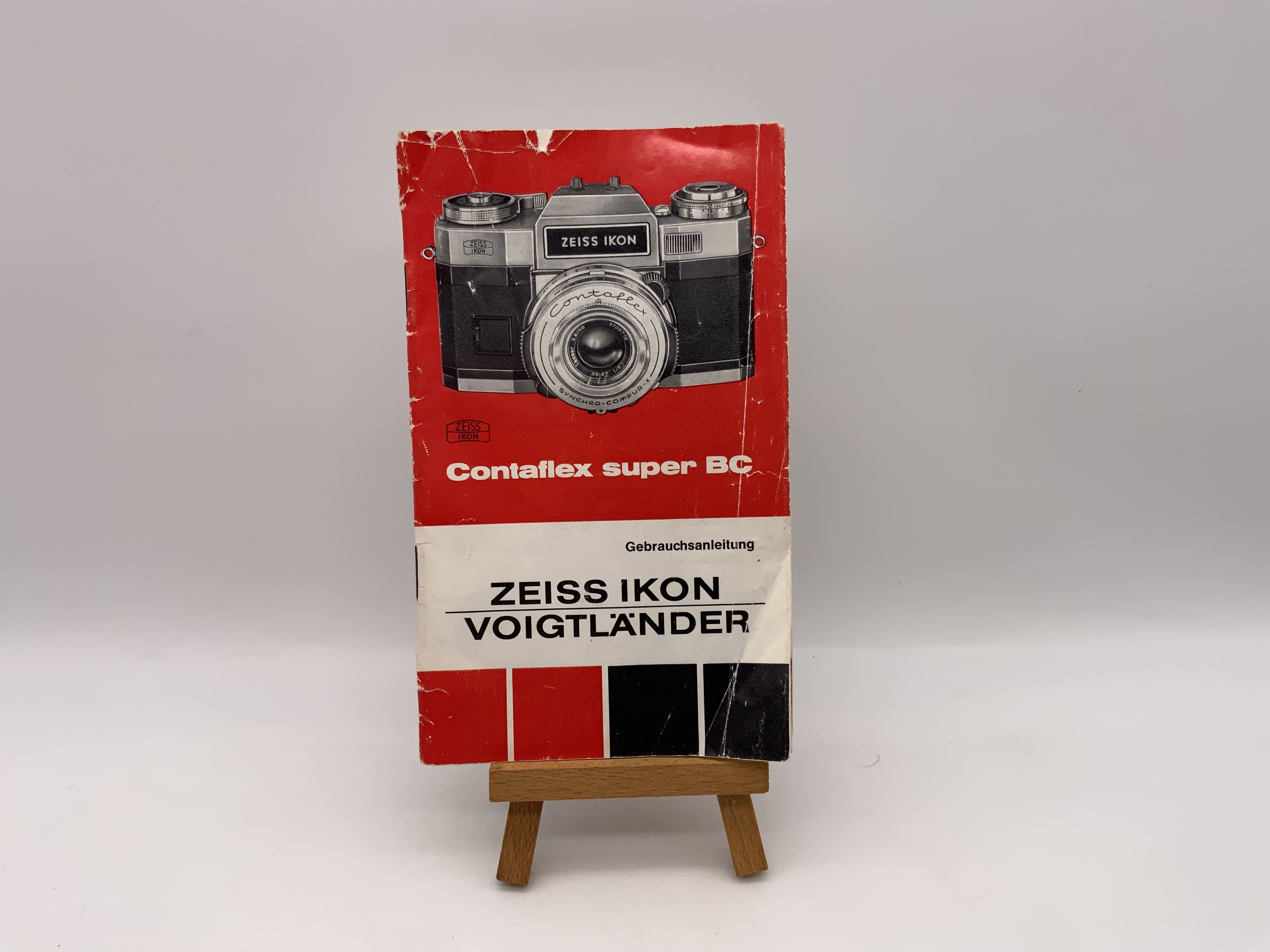 Manuel d'utilisation du Zeiss Ikon Contaflex super BC (allemand)