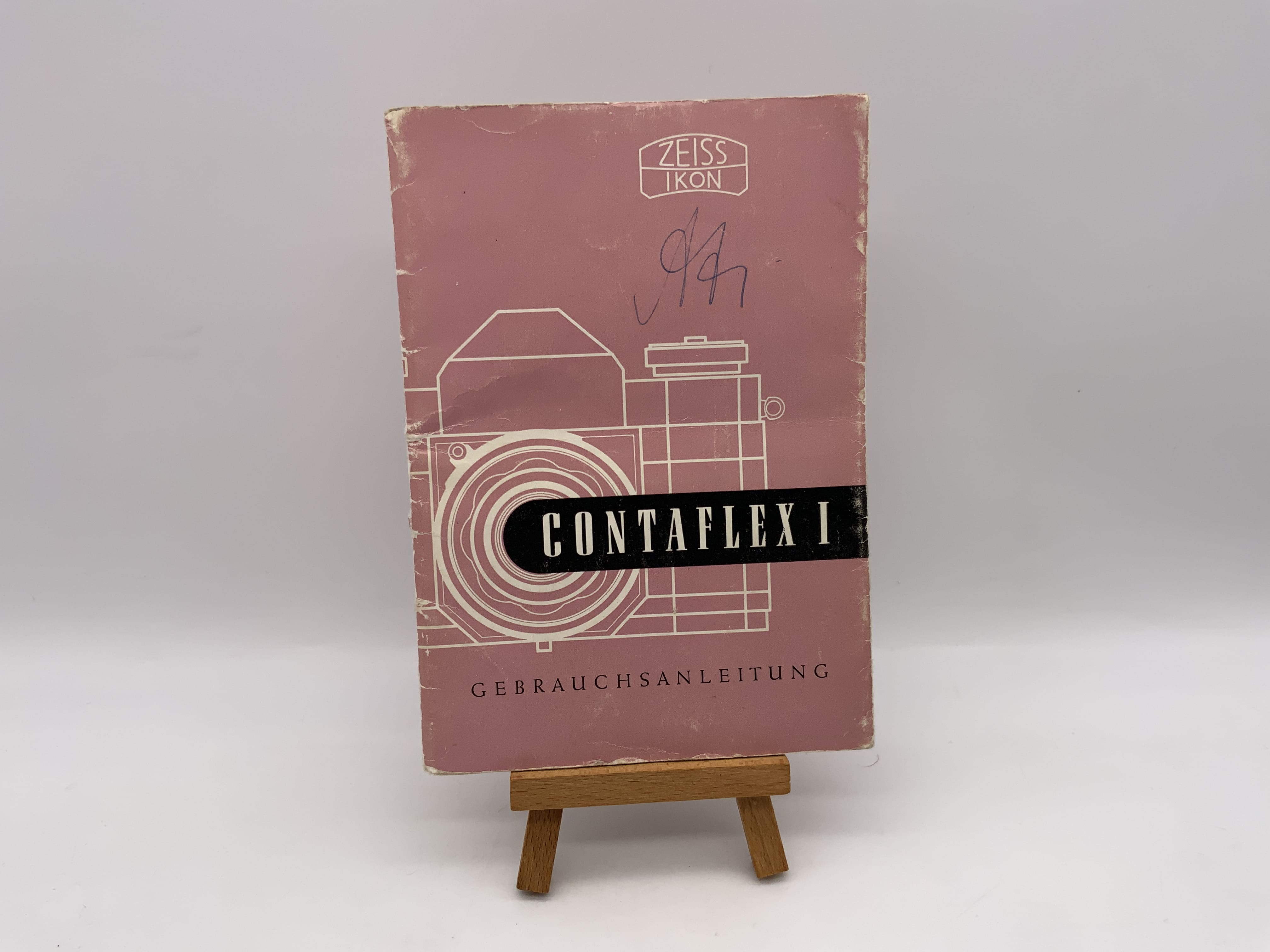Manuel d'utilisation du Zeiss Ikon Contaflex I - Instructions d'utilisation (allemand)