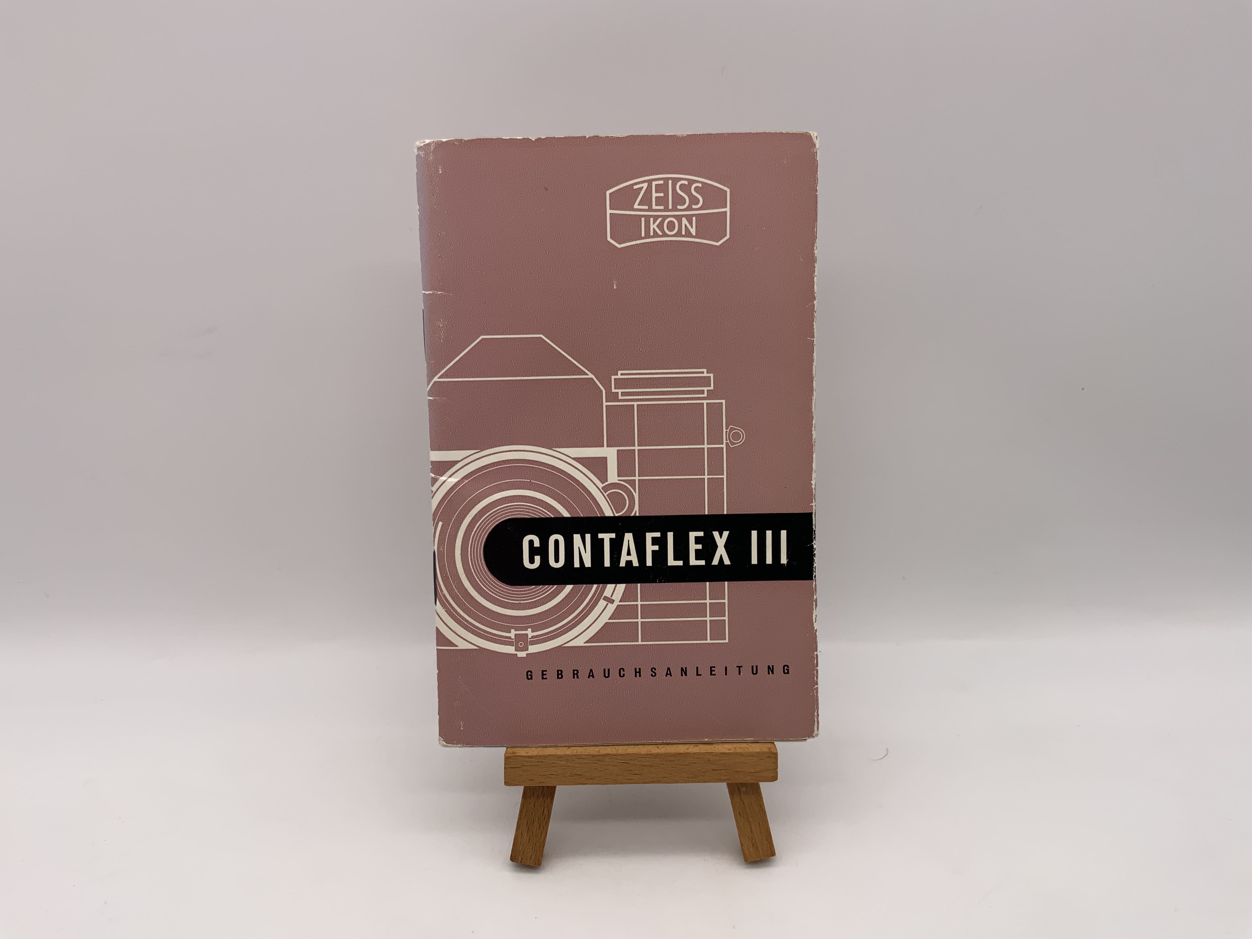 Manuel d'utilisation du Zeiss Ikon Contaflex III - Instructions d'utilisation (allemand)