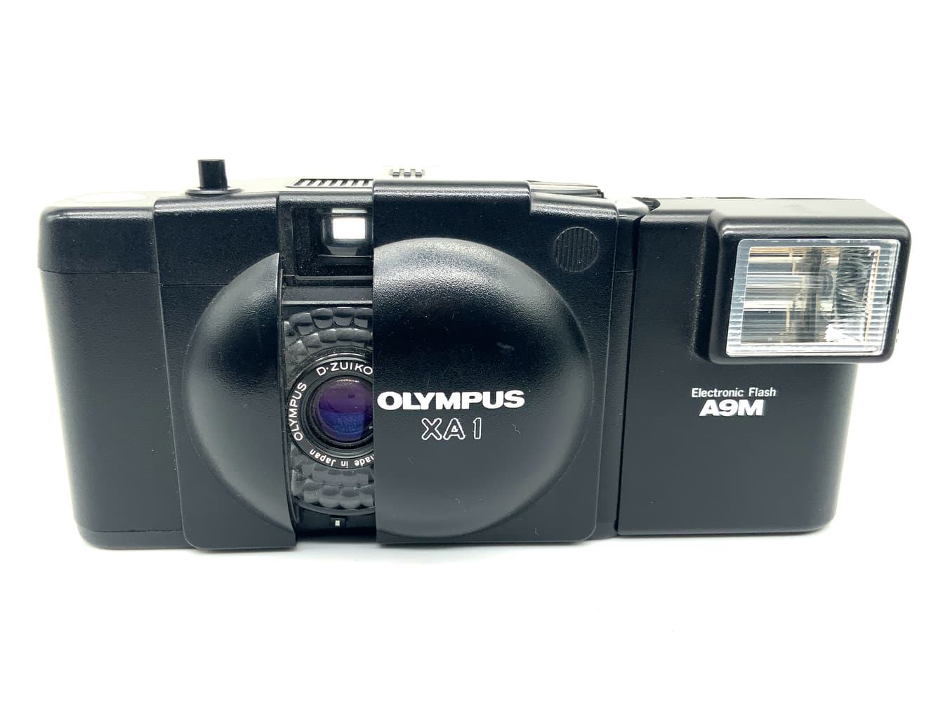 Olympus XA1 mit Electronic Flash A9M Point&Shoot mit D.Zuiko 35mm 1:4