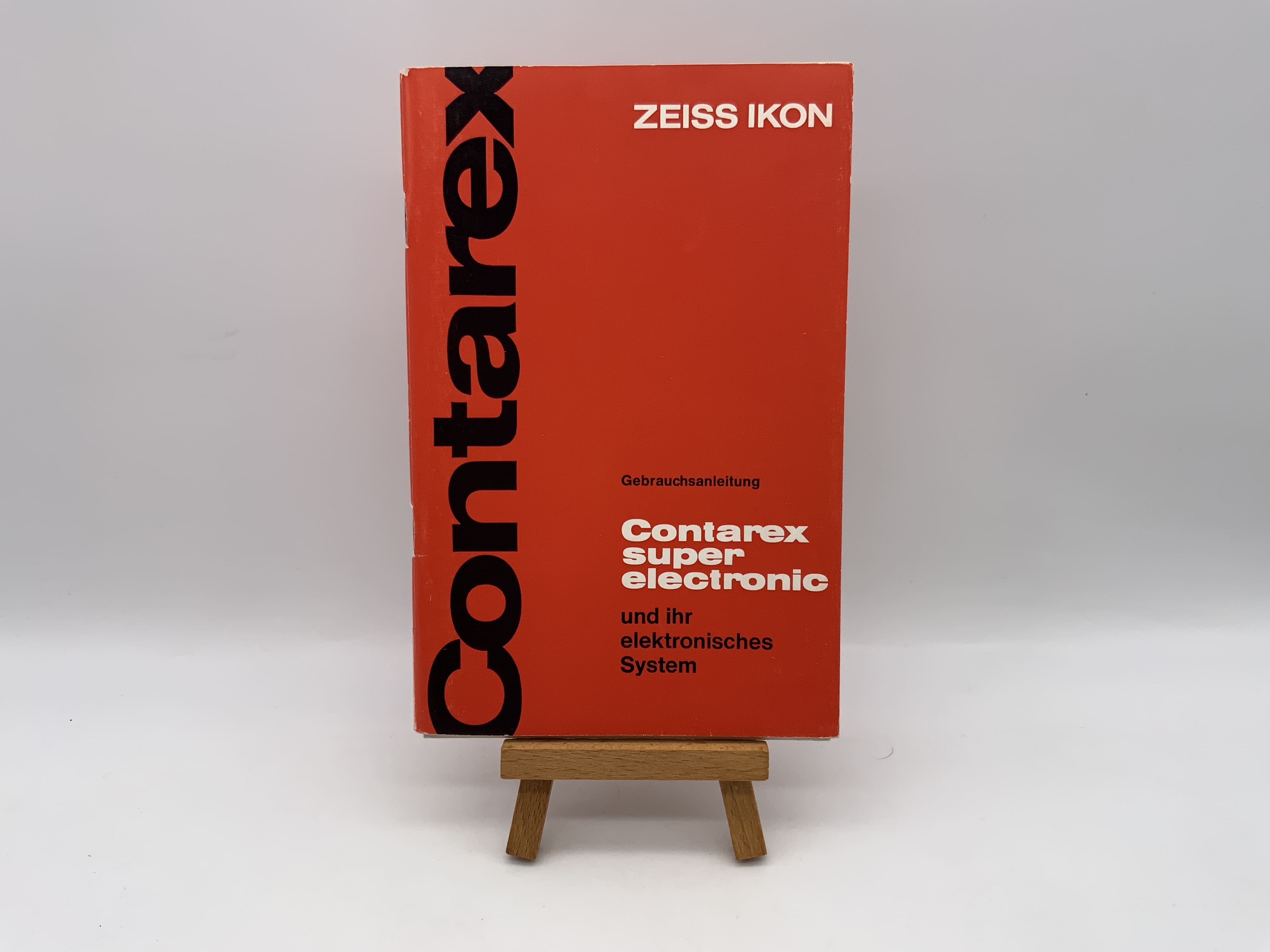 Manuel d'utilisation Zeiss Ikon Contarex super électronique (allemand)