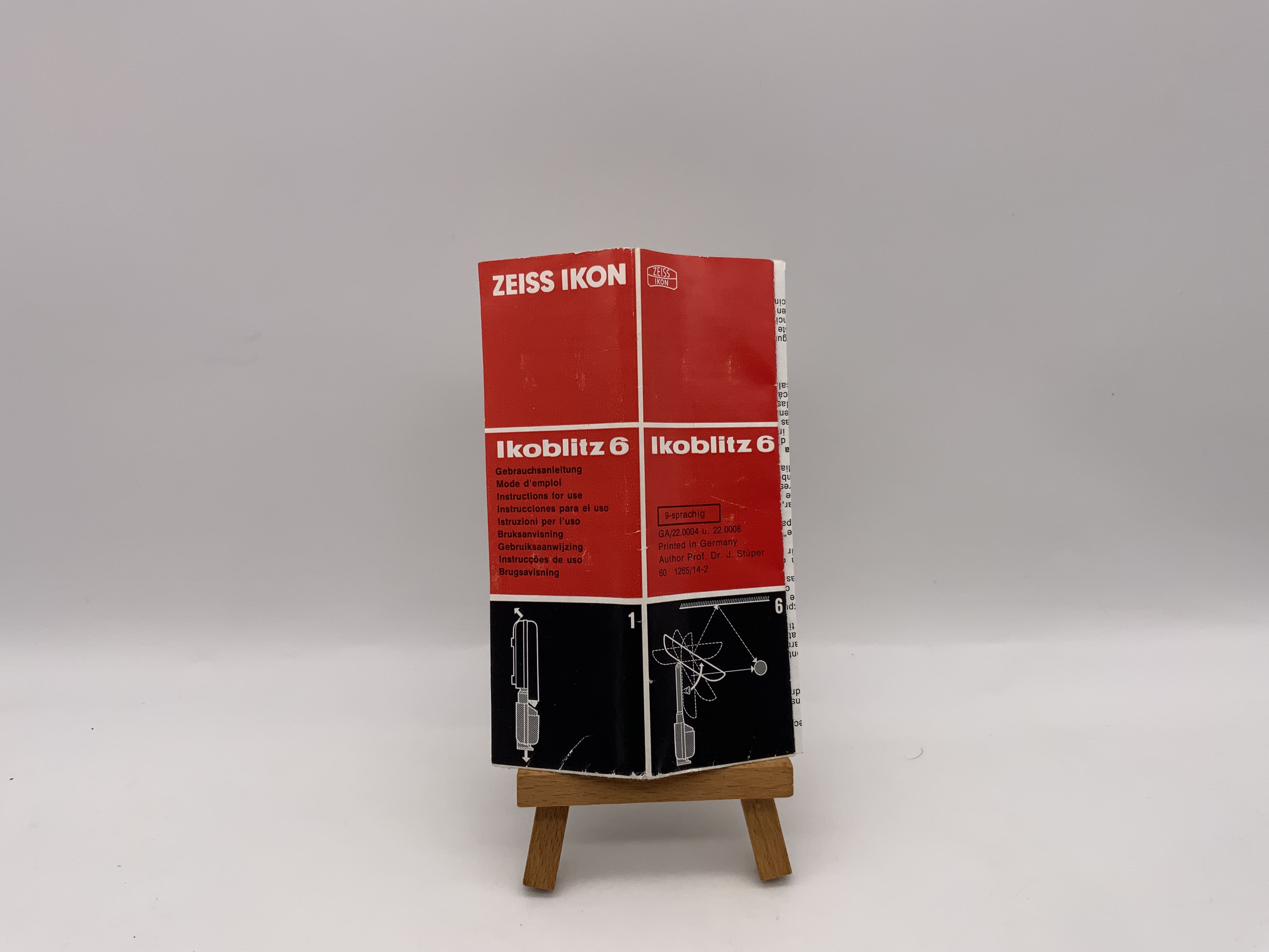 Manuel d'utilisation du Zeiss Ikon Ikoblitz 6 - Instructions d'utilisation (allemand)