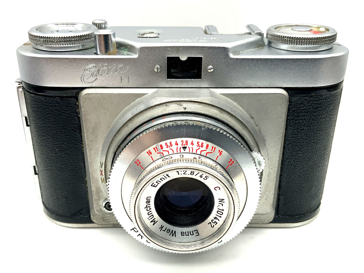 Appareil photo à visée directe Wirgin Edixa IL avec objectif rouge Ennit 1:2.8/45 C Prontor-SVS