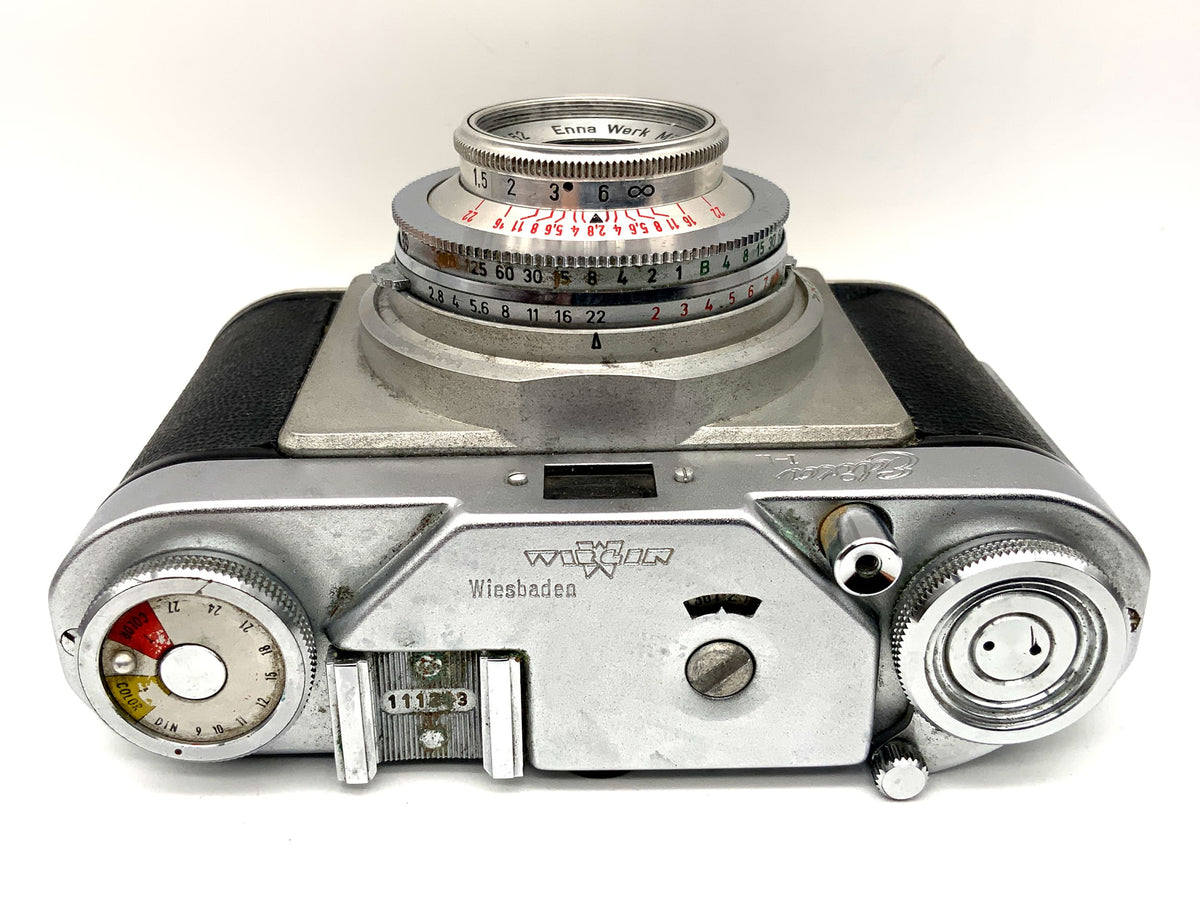 Appareil photo à visée directe Wirgin Edixa IL avec objectif rouge Ennit 1:2.8/45 C Prontor-SVS