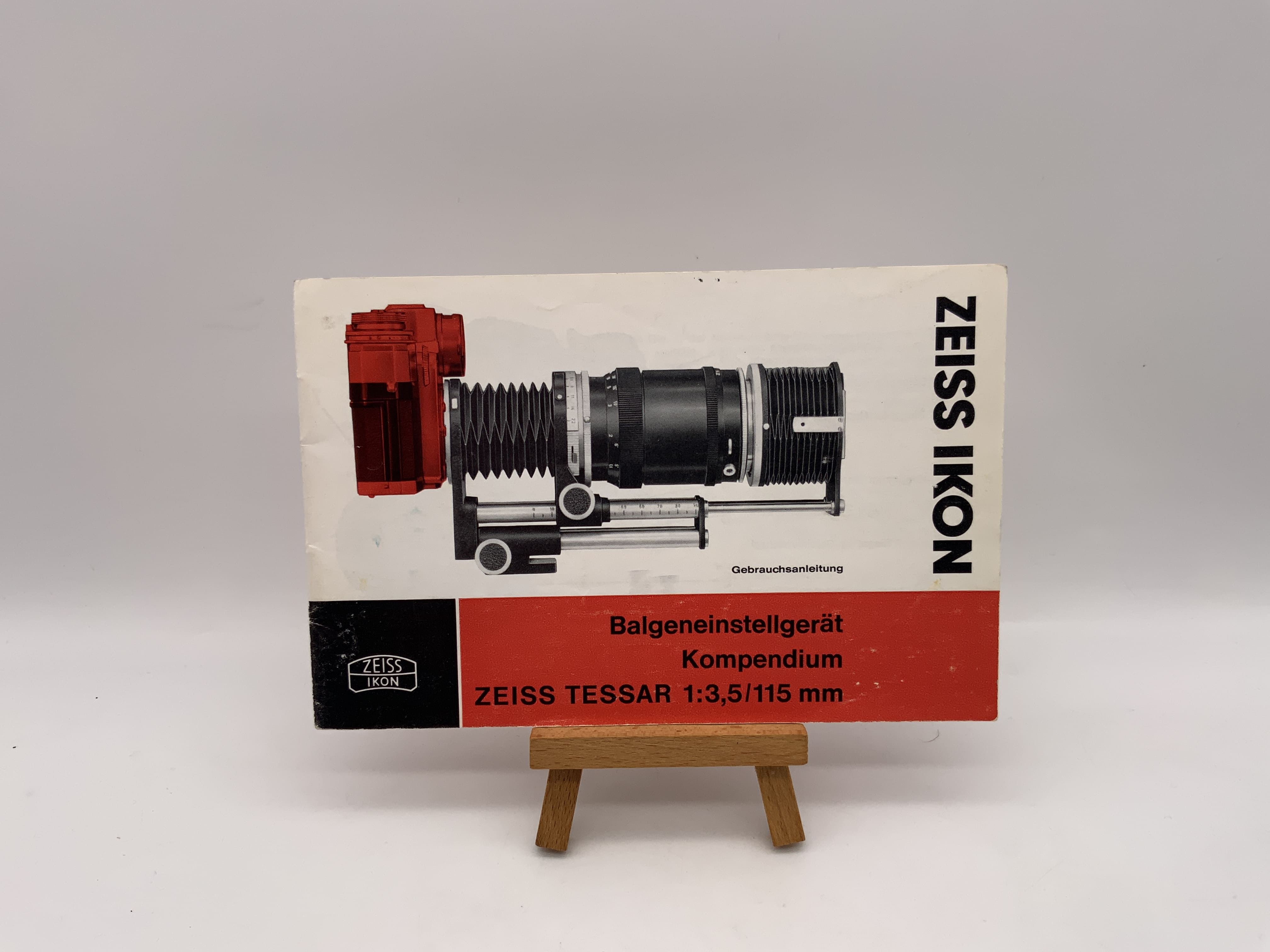 Zeiss Ikon Bellows Focusing Device Compendium Zeiss Tessar 1:3.5/115mm German