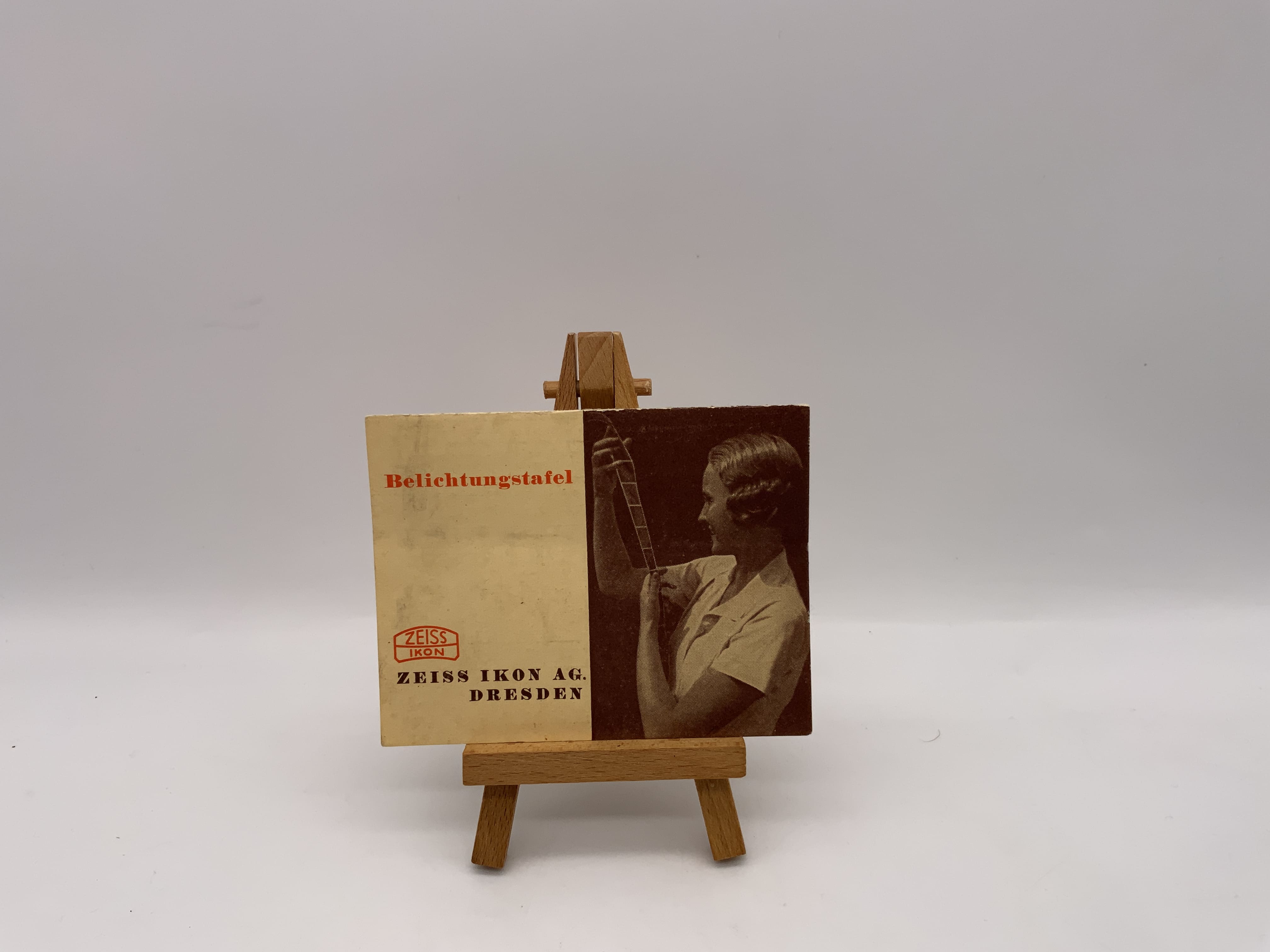 Zeiss Ikon Exposure Chart Instructions for Use User Manual German