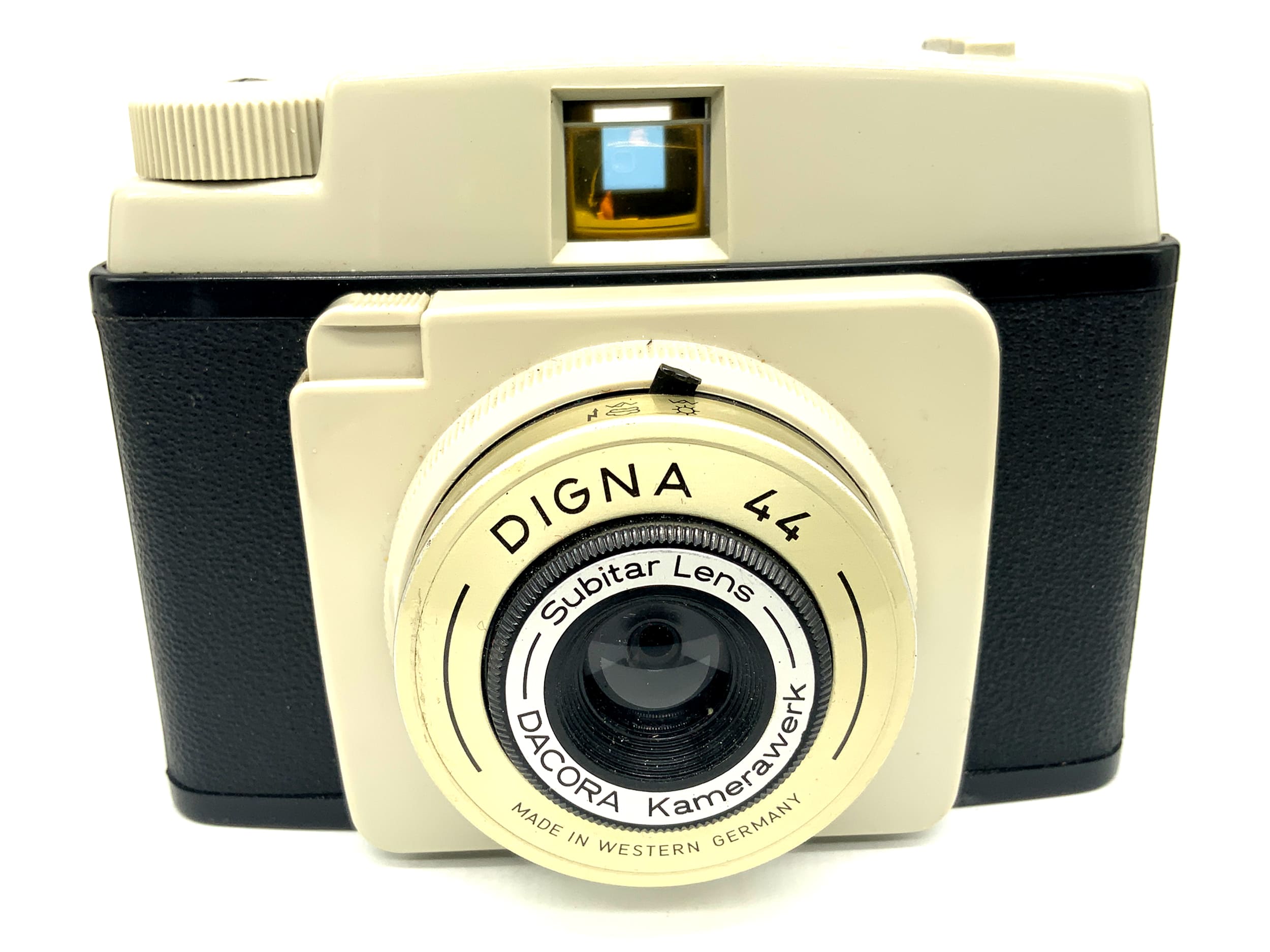 Dacora Digna 44 Sucherkamera mit Subitar Lens Kompaktkamera Analogkamera