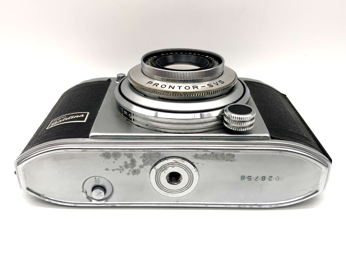 Balda Super Baldina viewfinder camera with Xenar 1:2.8/50 Prontor-SVS lens with spring tube
