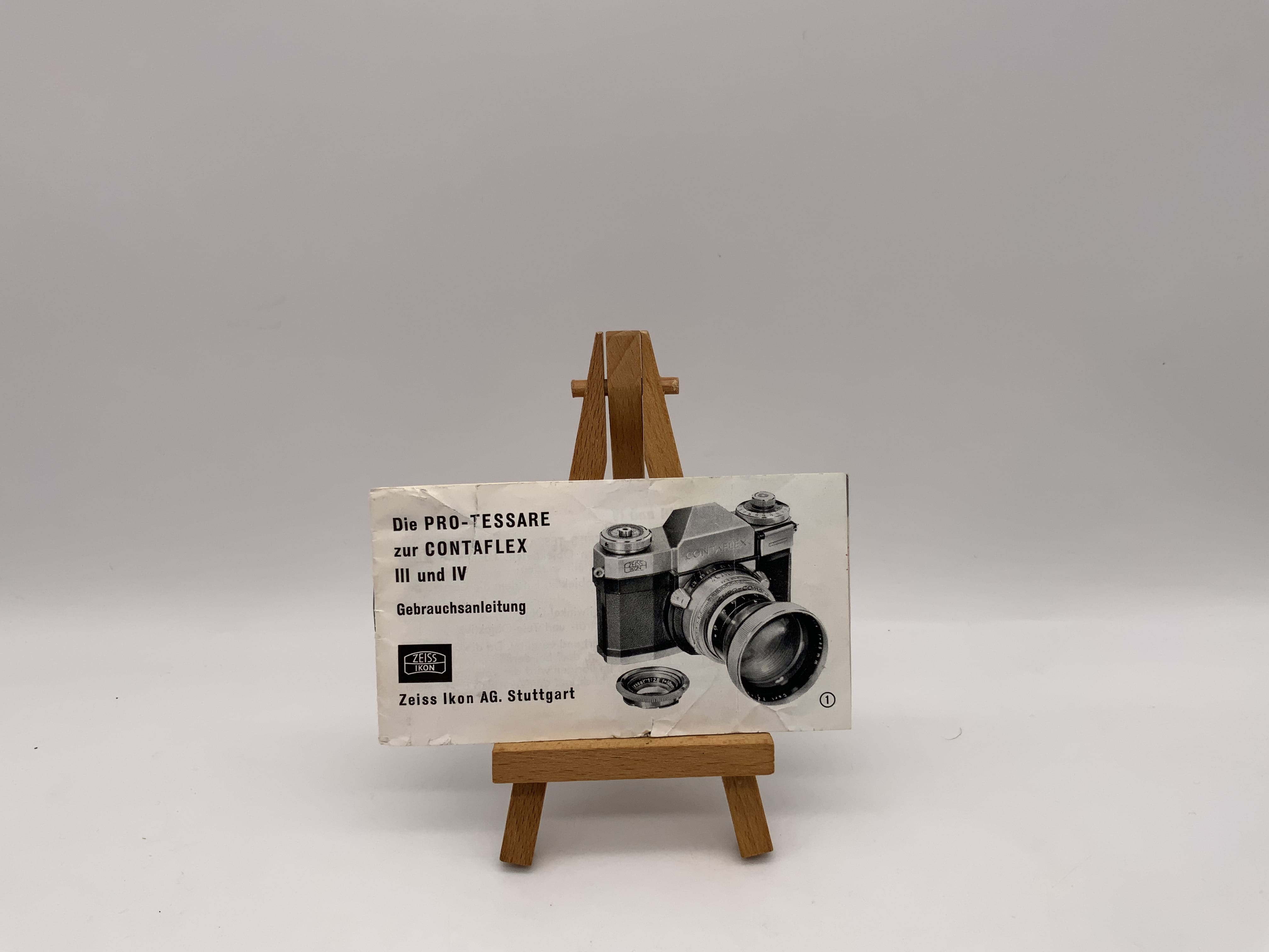 Zeiss Ikon Contaflex III The Pro-Tessara for the Contaflex III and IV German