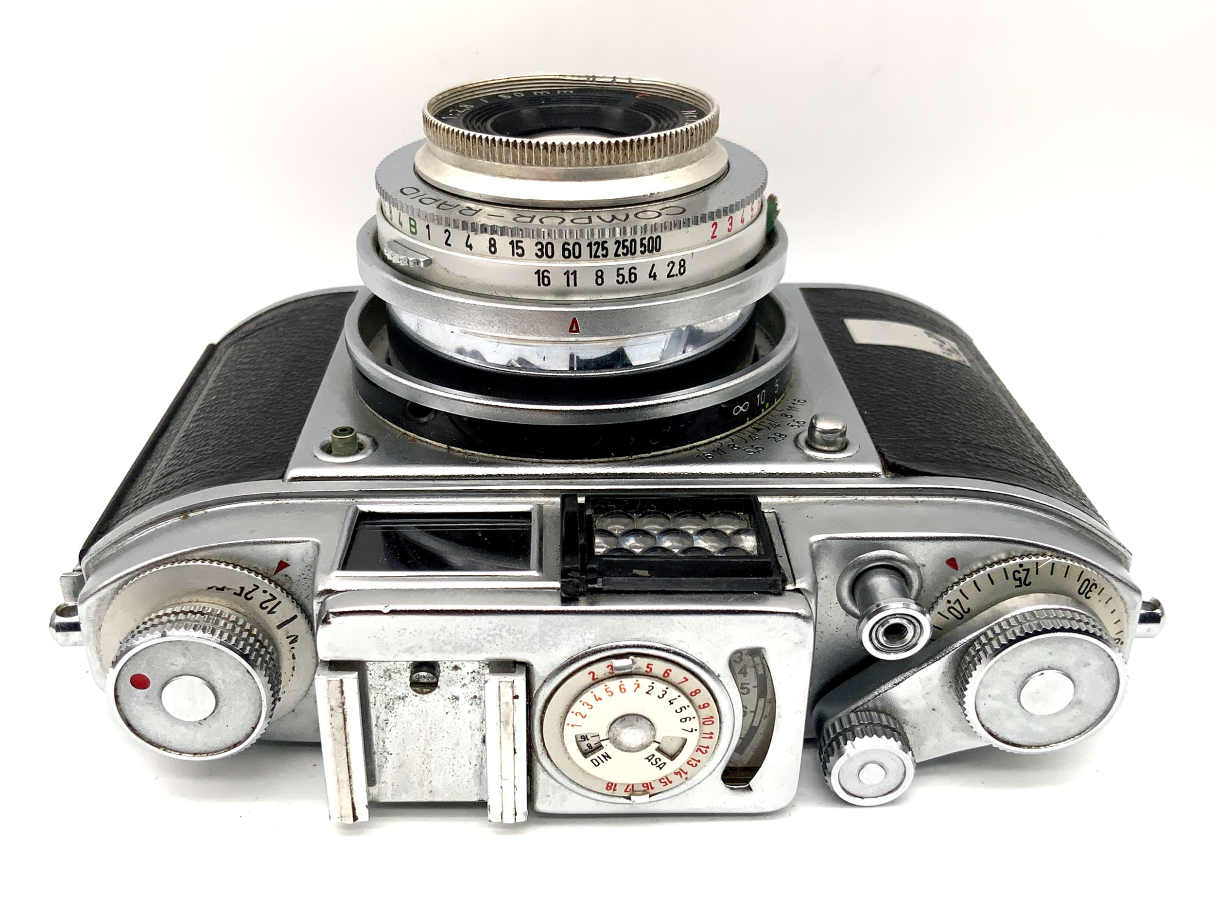 Appareil photo télémétrique Balda Super Baldina avec objectif Enna-Haponar 1:2.8/50mm rouge C Compur Rapid
