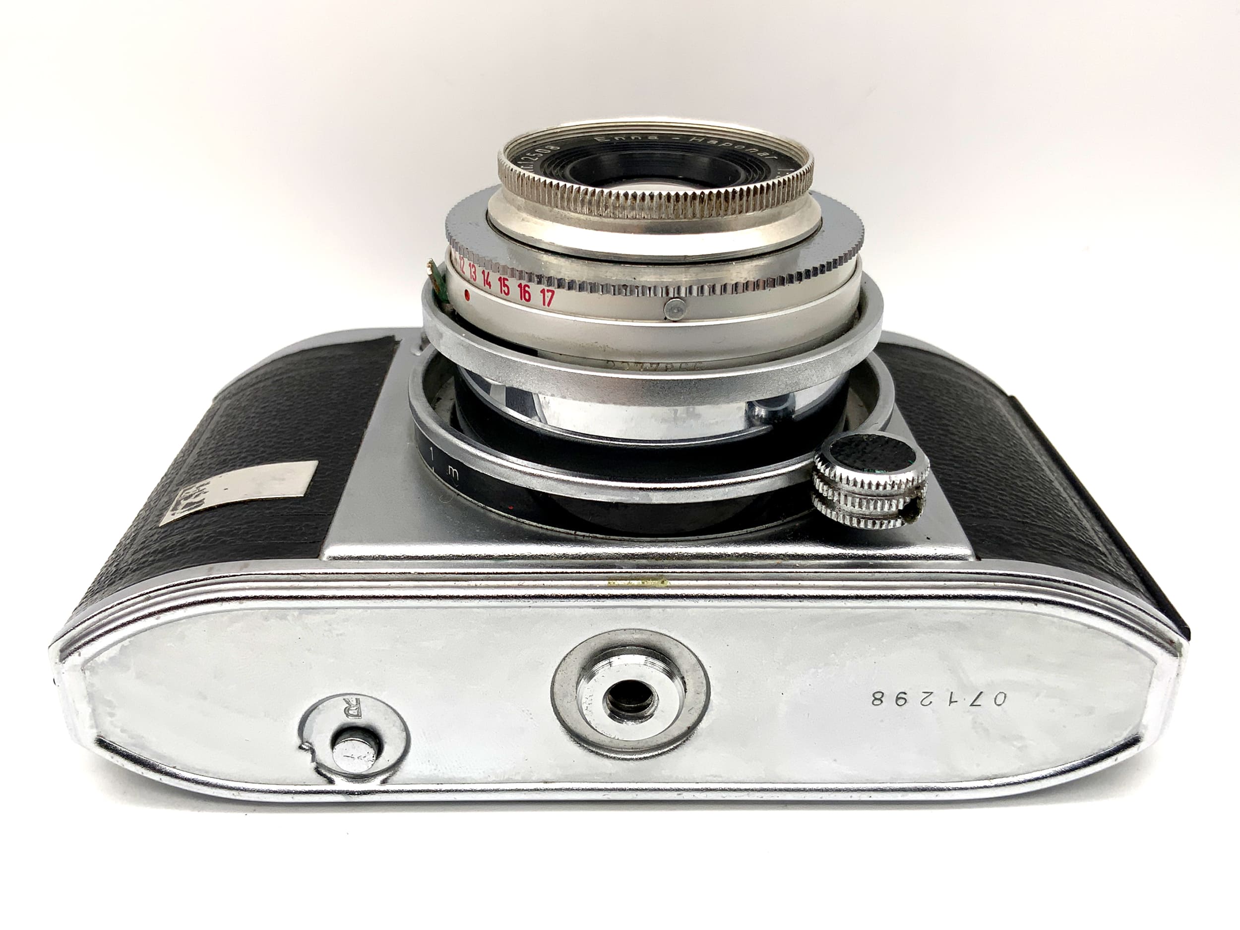 Appareil photo télémétrique Balda Super Baldina avec objectif Enna-Haponar 1:2.8/50mm rouge C Compur Rapid