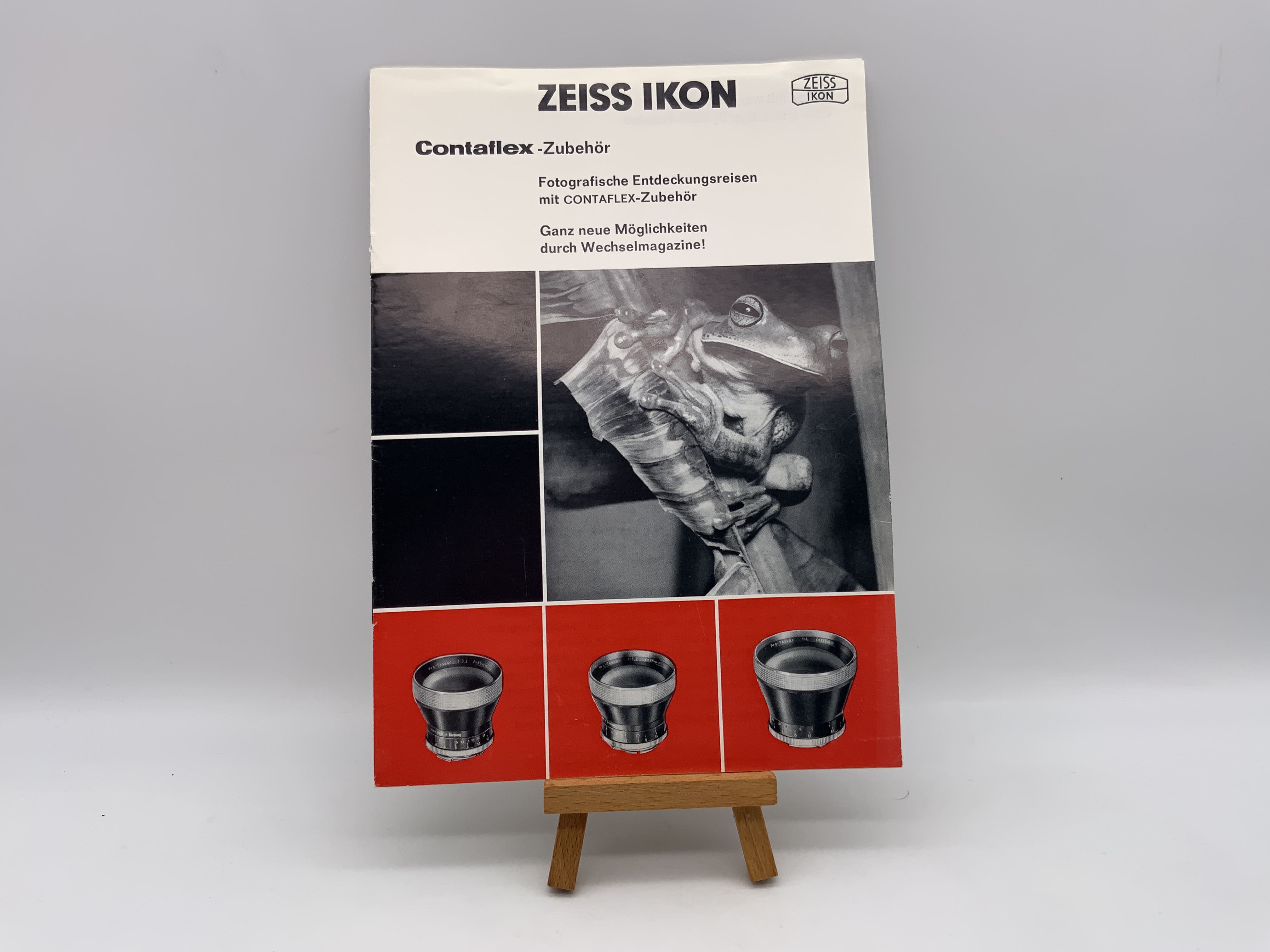 Brochure des accessoires Zeiss Ikon Contaflex (allemand)