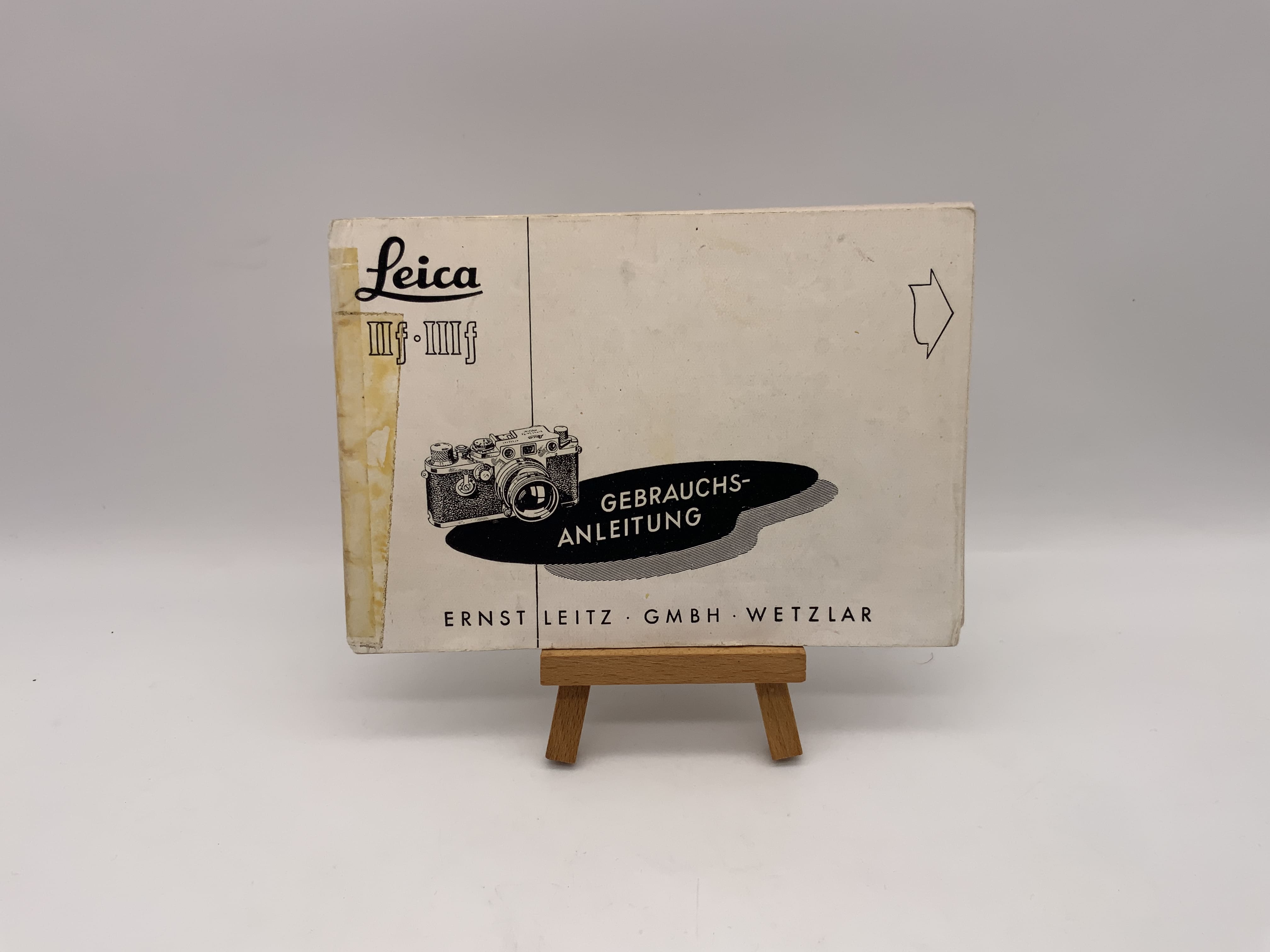 Manuel d'utilisation Leica IIf / IIIf 2f / 3f (allemand) très usagé