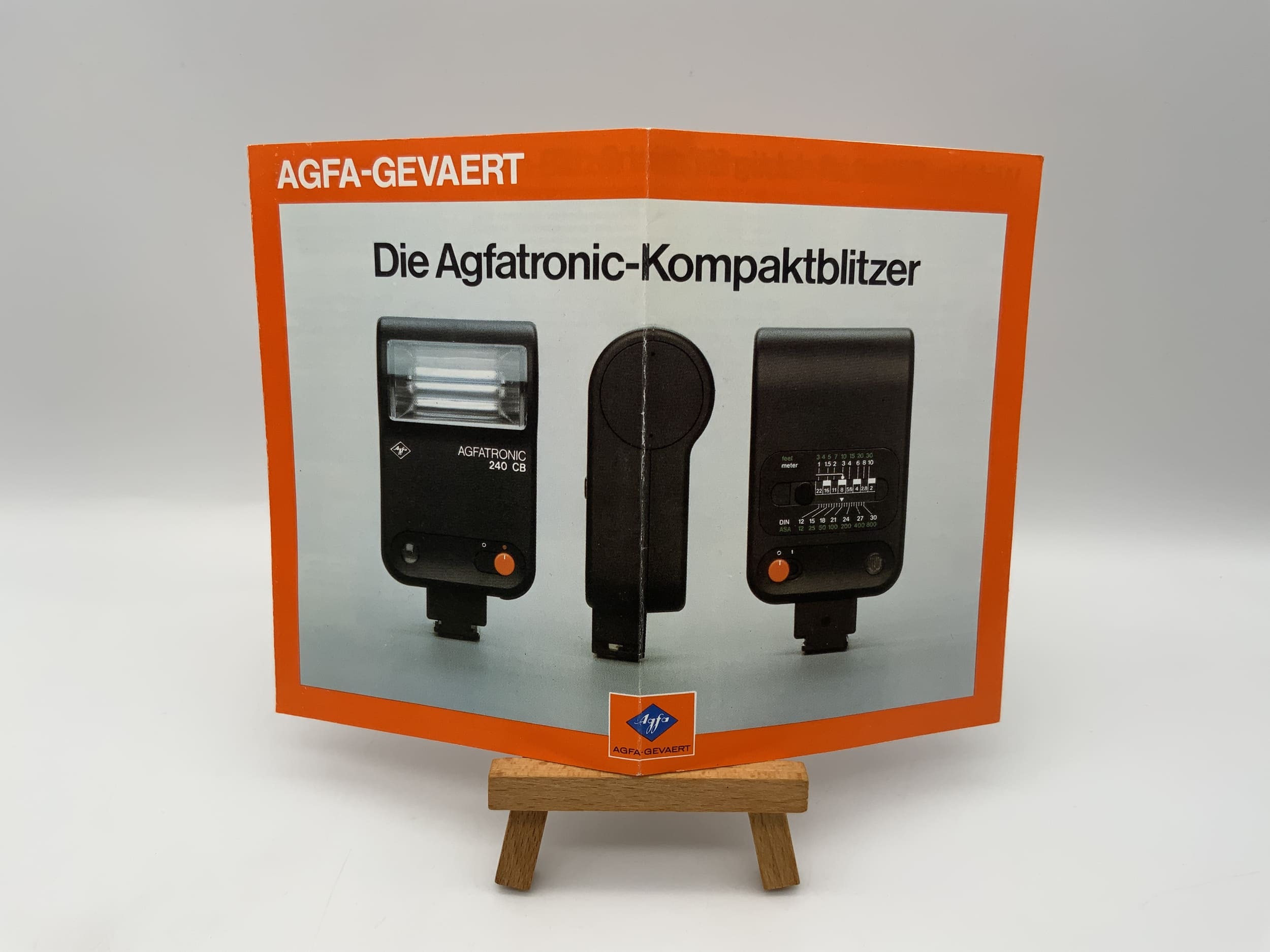 Agfa The Agfatronic compact flash unit operating instructions German