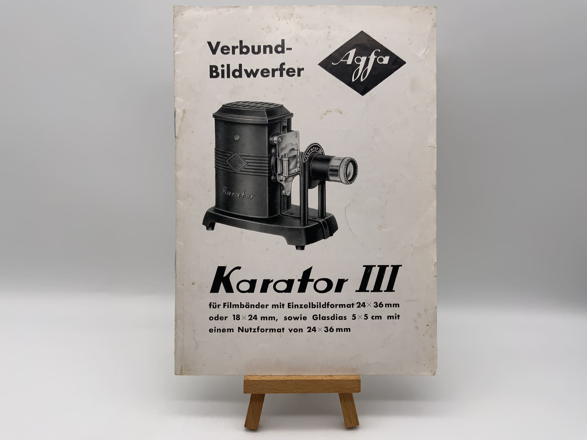 Mode d'emploi Agfa Karator III (manuel d'utilisation en allemand)