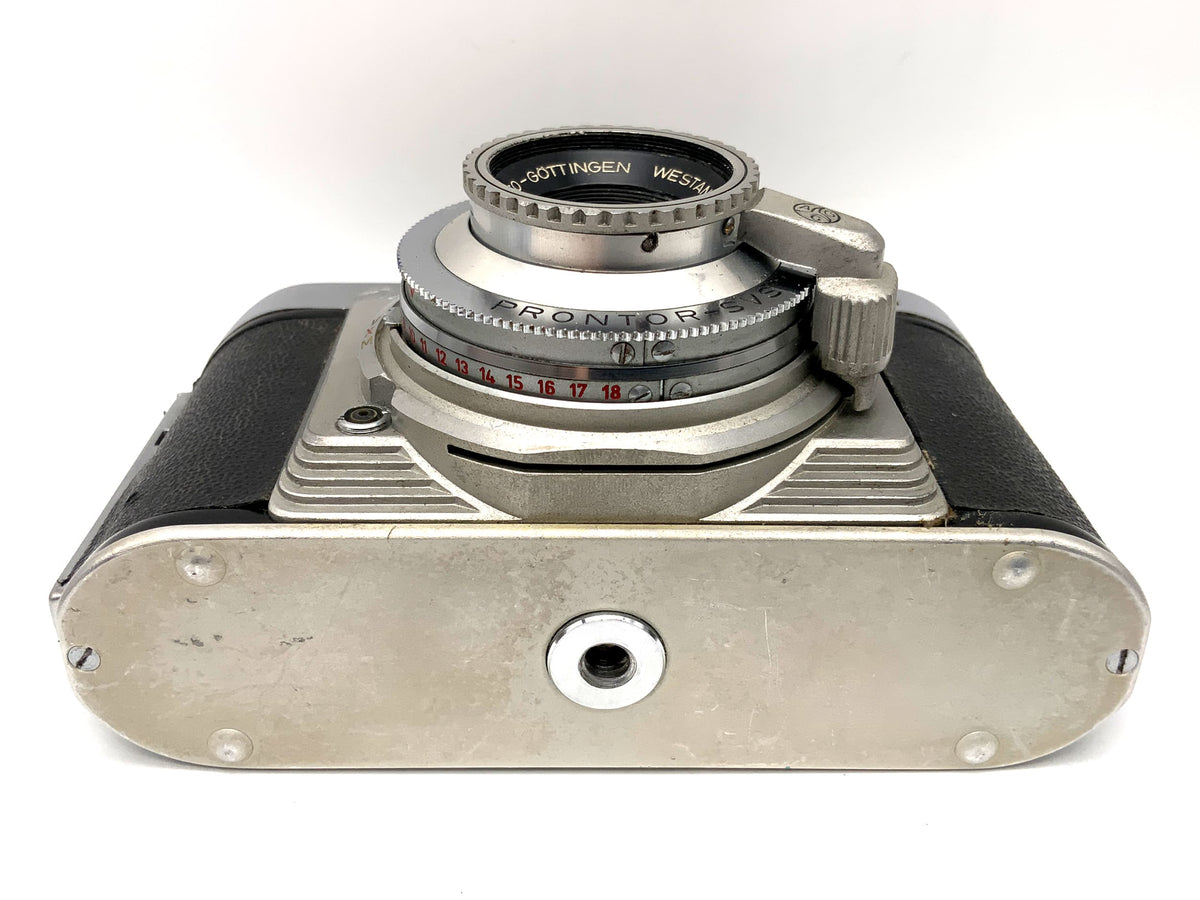 Wirgin Edixa II-L viewfinder camera with Westanar 1:2.8/45 Prontor-SVS analog camera