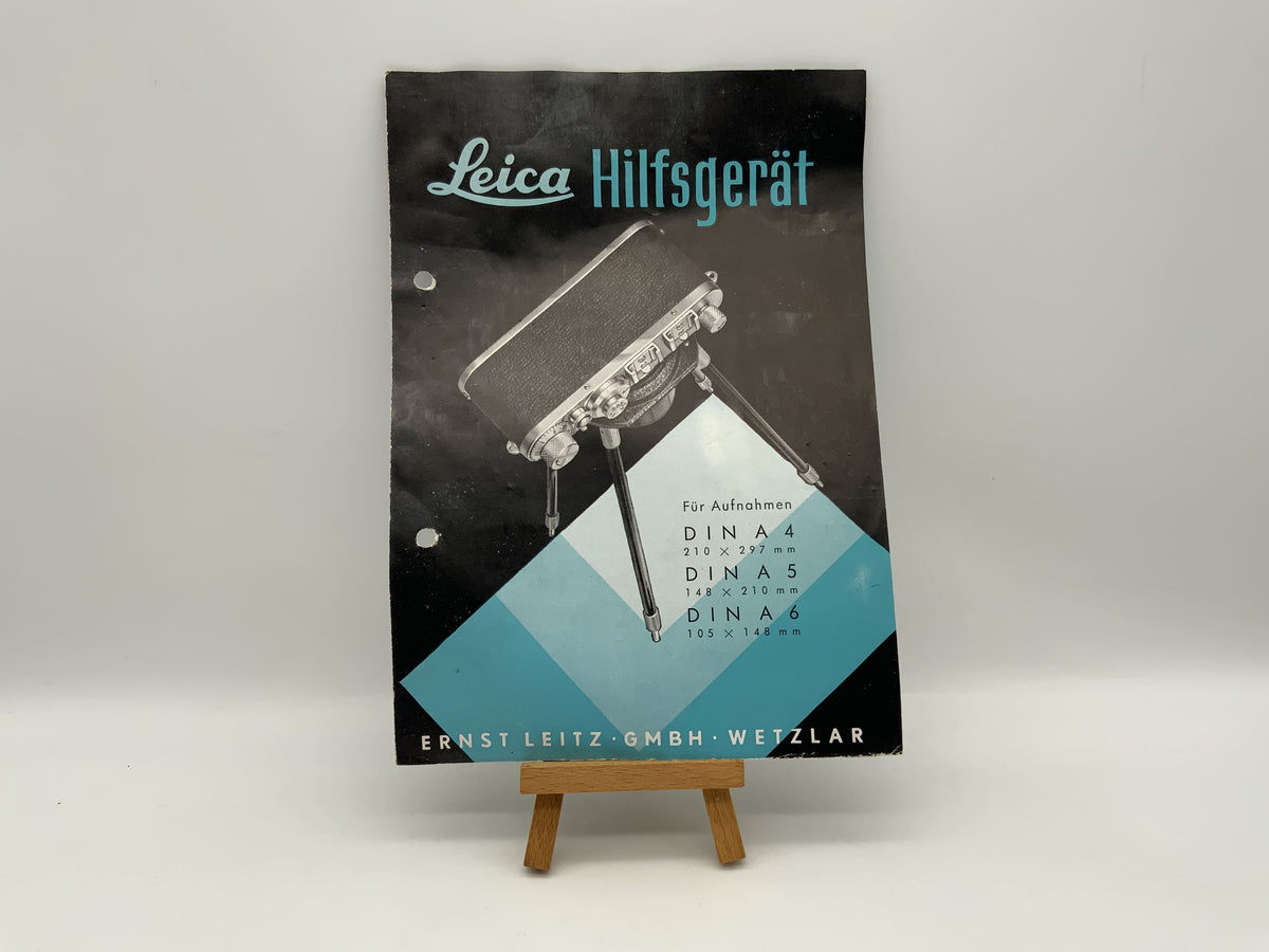 Manuel d'utilisation du périphérique auxiliaire Leica (allemand)