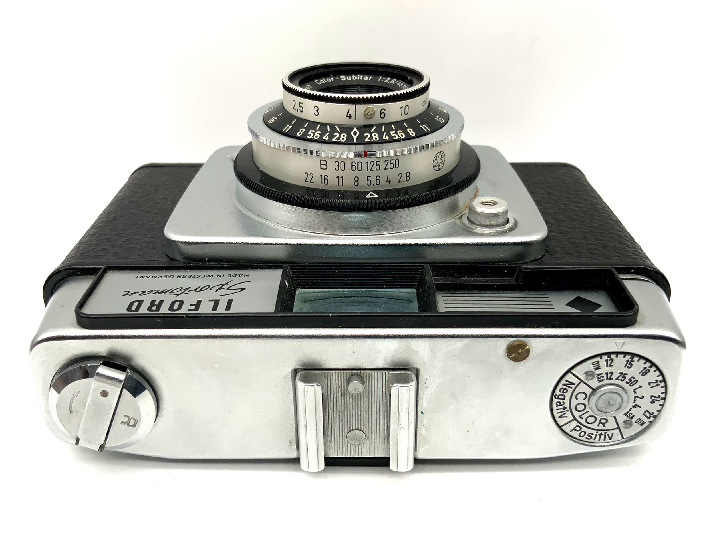 Appareil photo télémétrique Ilford Sportsman avec objectif Color-Subitar 1:2.8/45mm Prontor 250