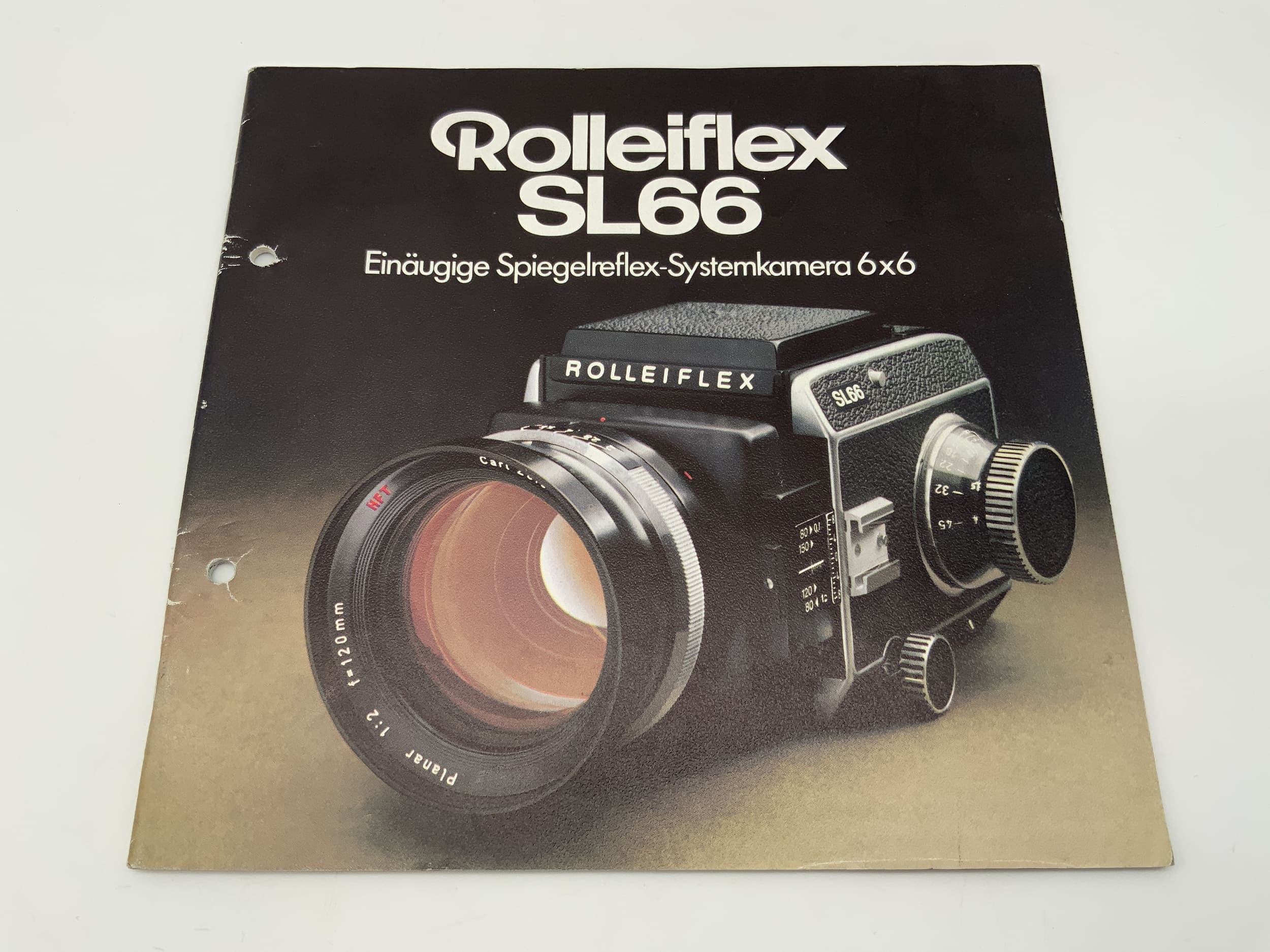 Rolleiflex SL66 Single-lens reflex system camera 6x6 Brochure German