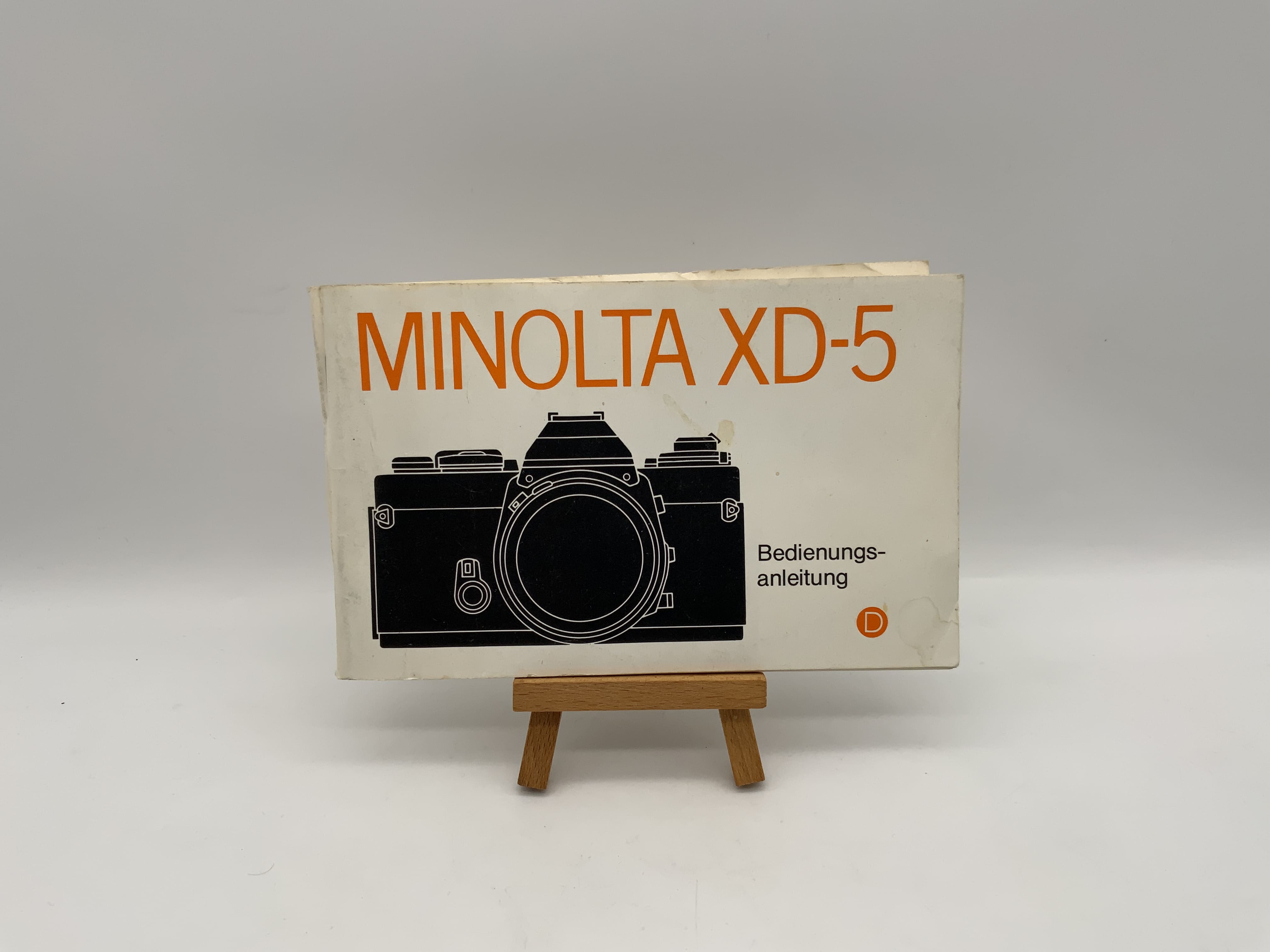Manuel d'utilisation du Minolta XD-5 (allemand)