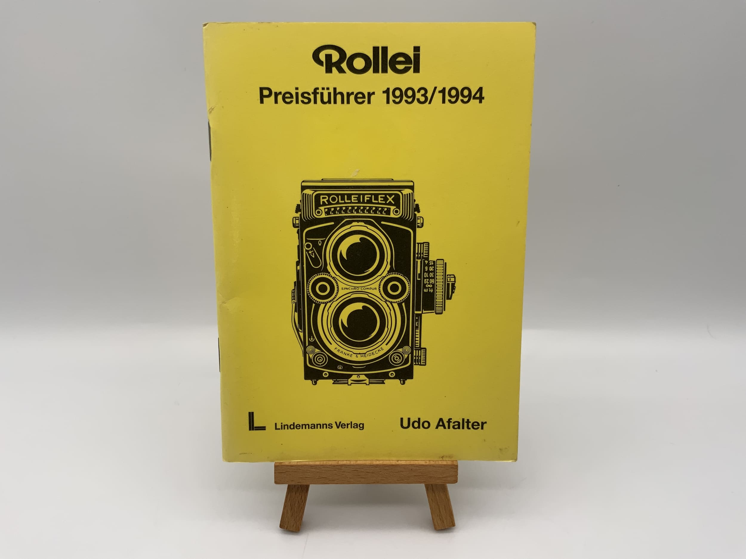 Guide des prix Rollei 1993/94 Udo Afalter Lindemanns Verlag Brochure allemand